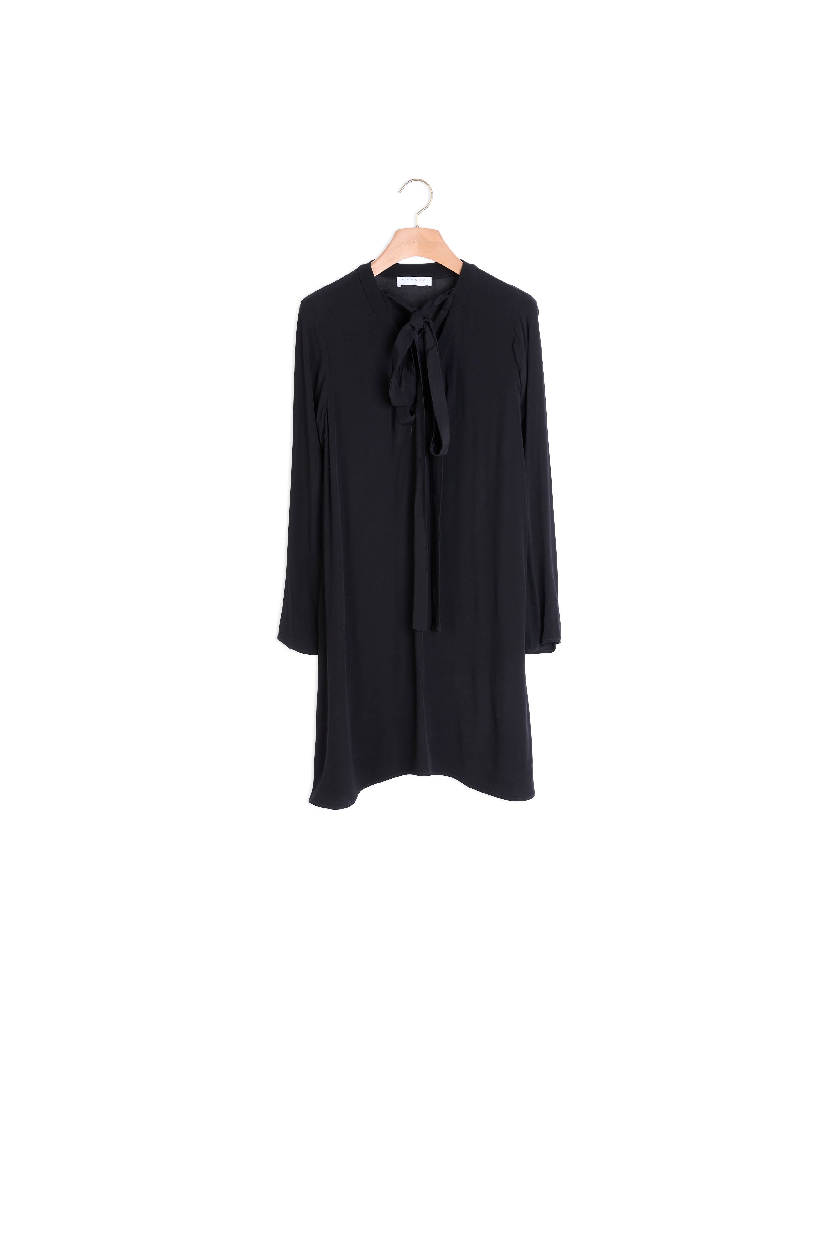 Robe avec col lacé Sandro seconde main
