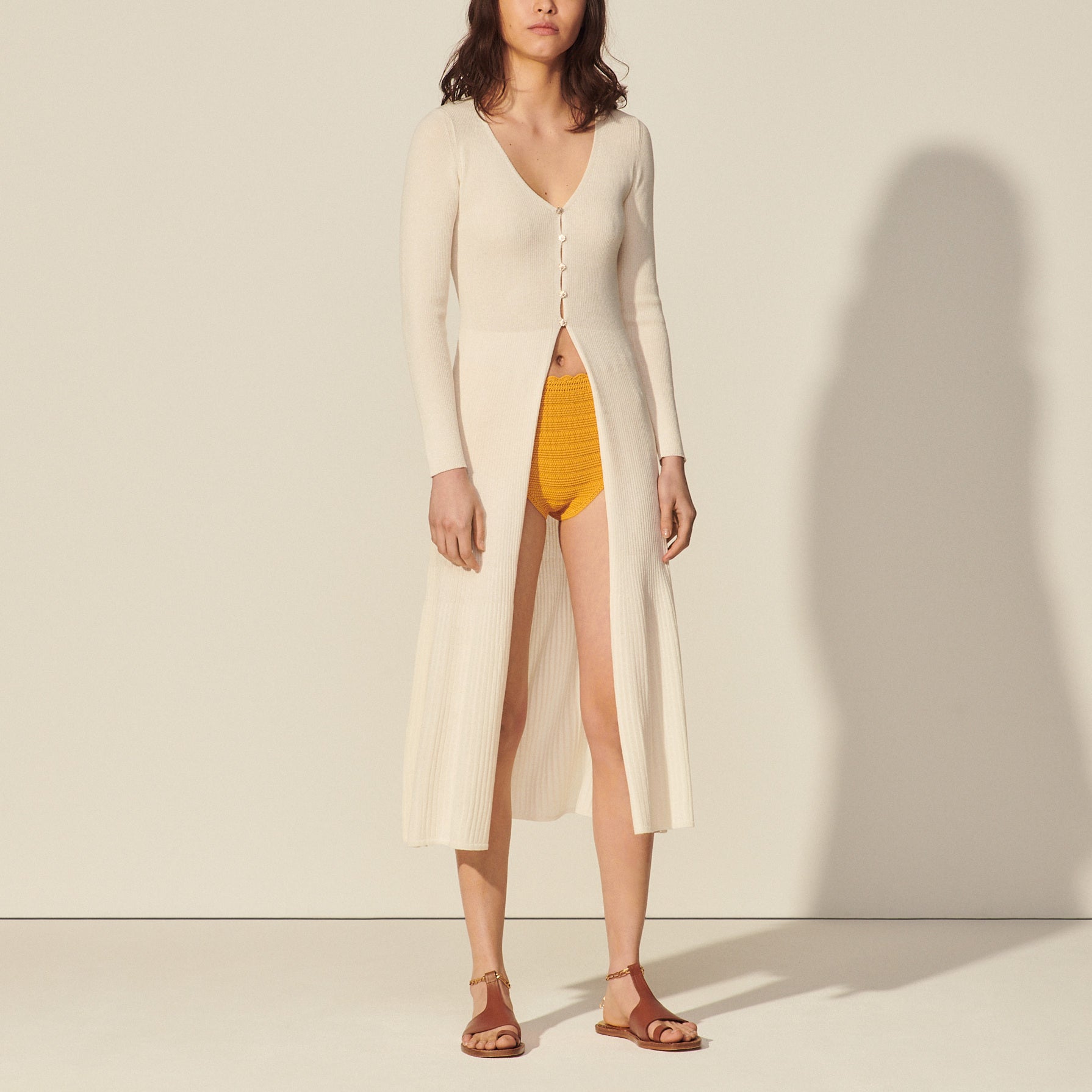 Cardigan long Sandro seconde main