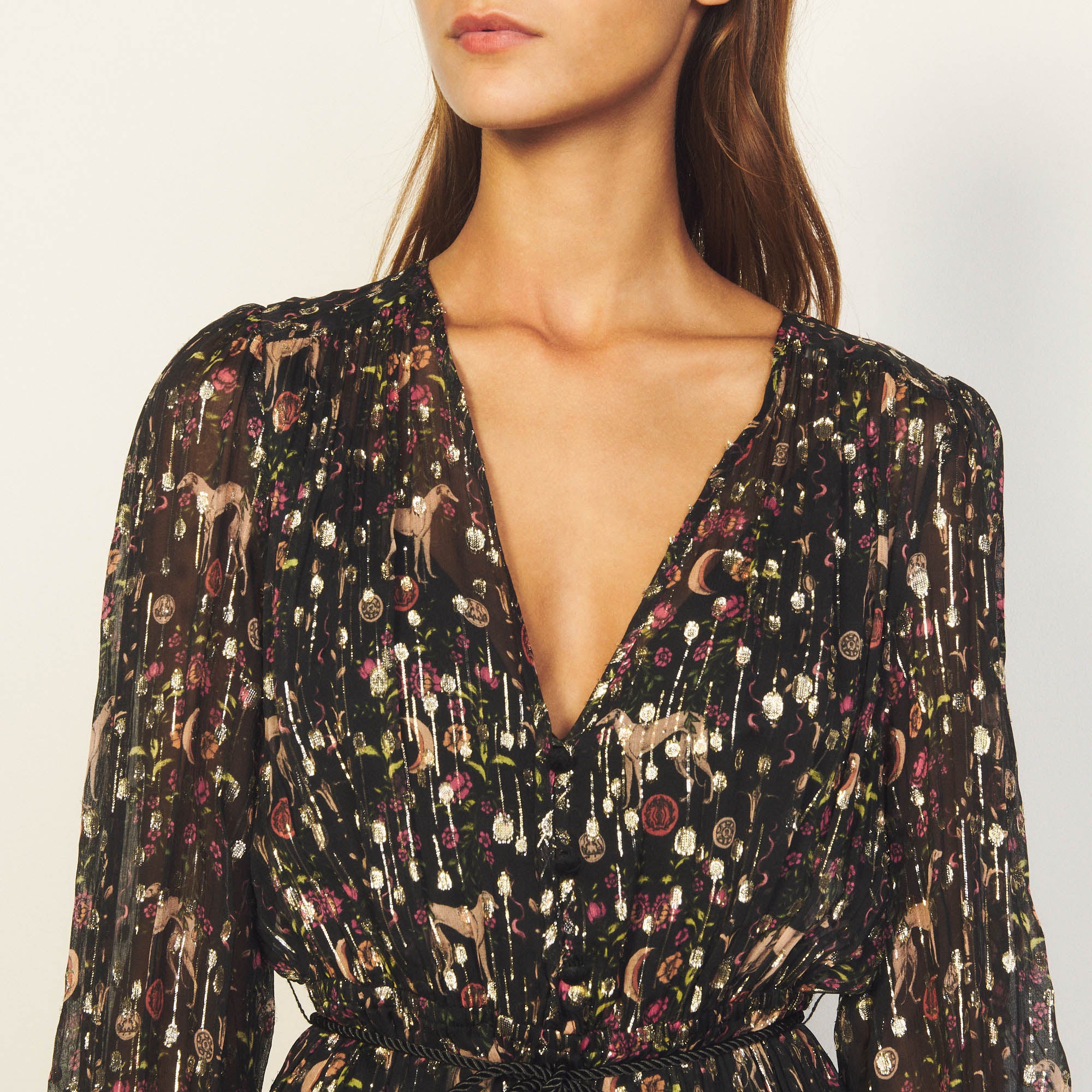 Robe Noir Sandro seconde main