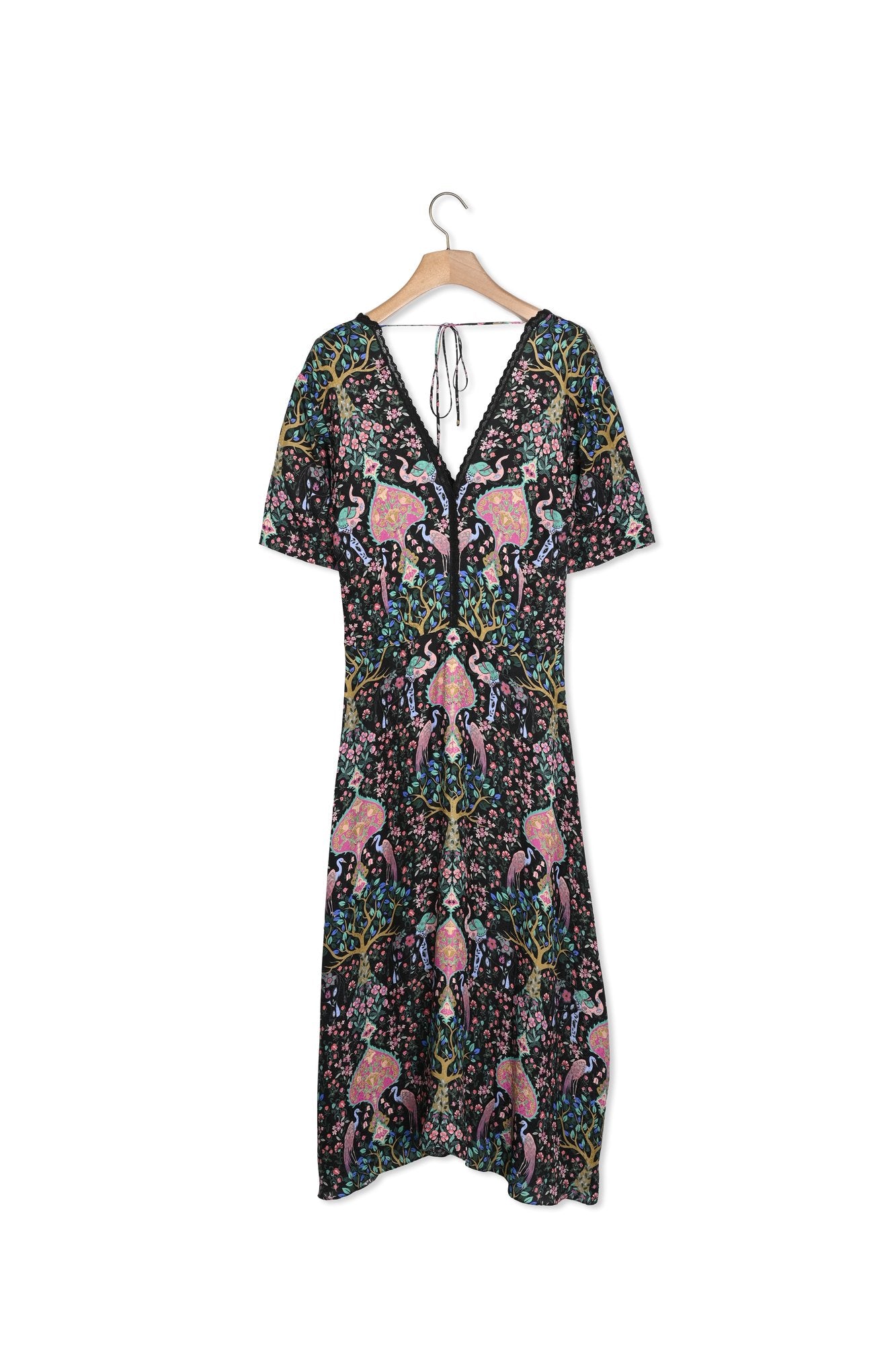 Robe longue en jacquard imprimé Sandro seconde main