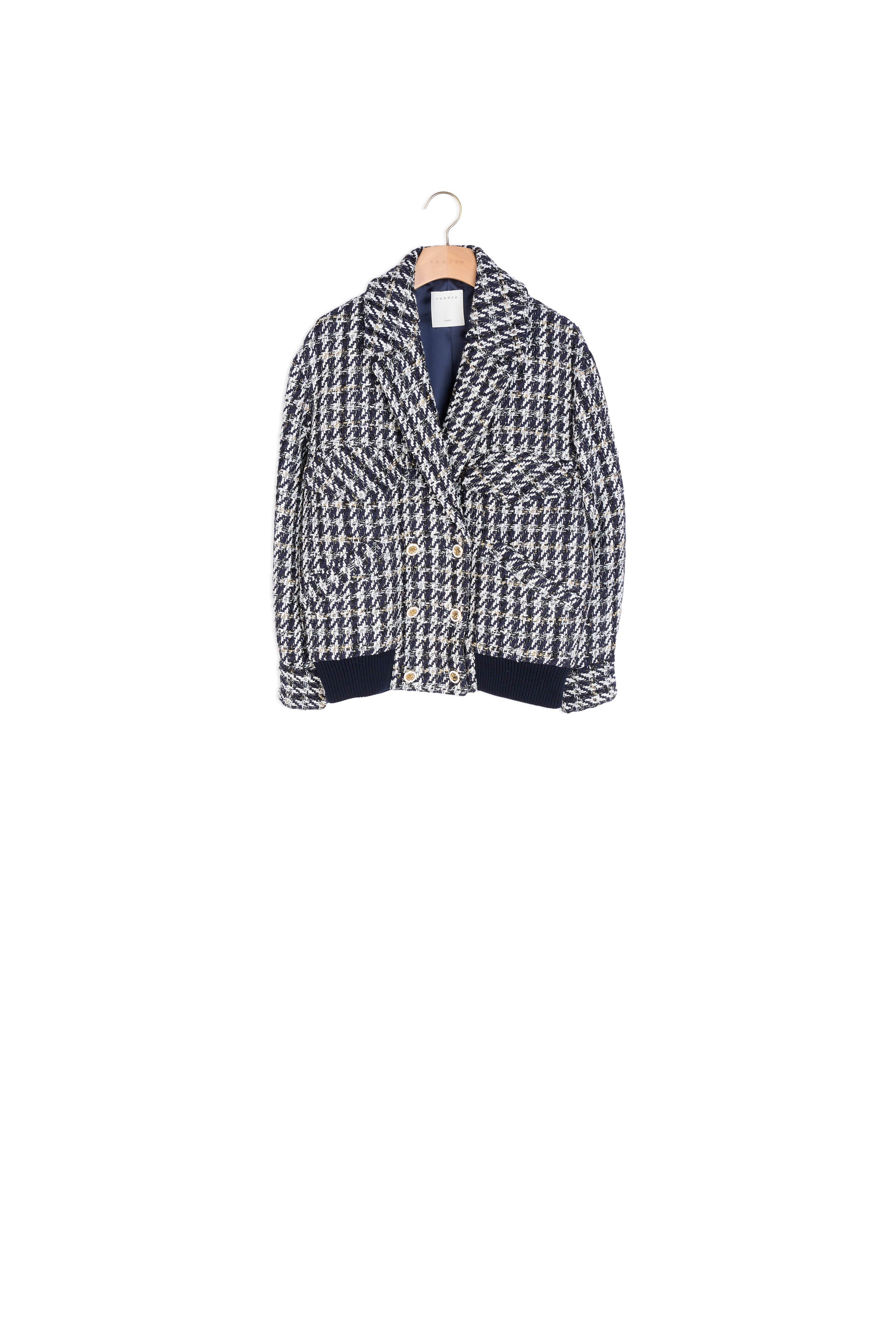 Veste Marine / Blanc Sandro seconde main