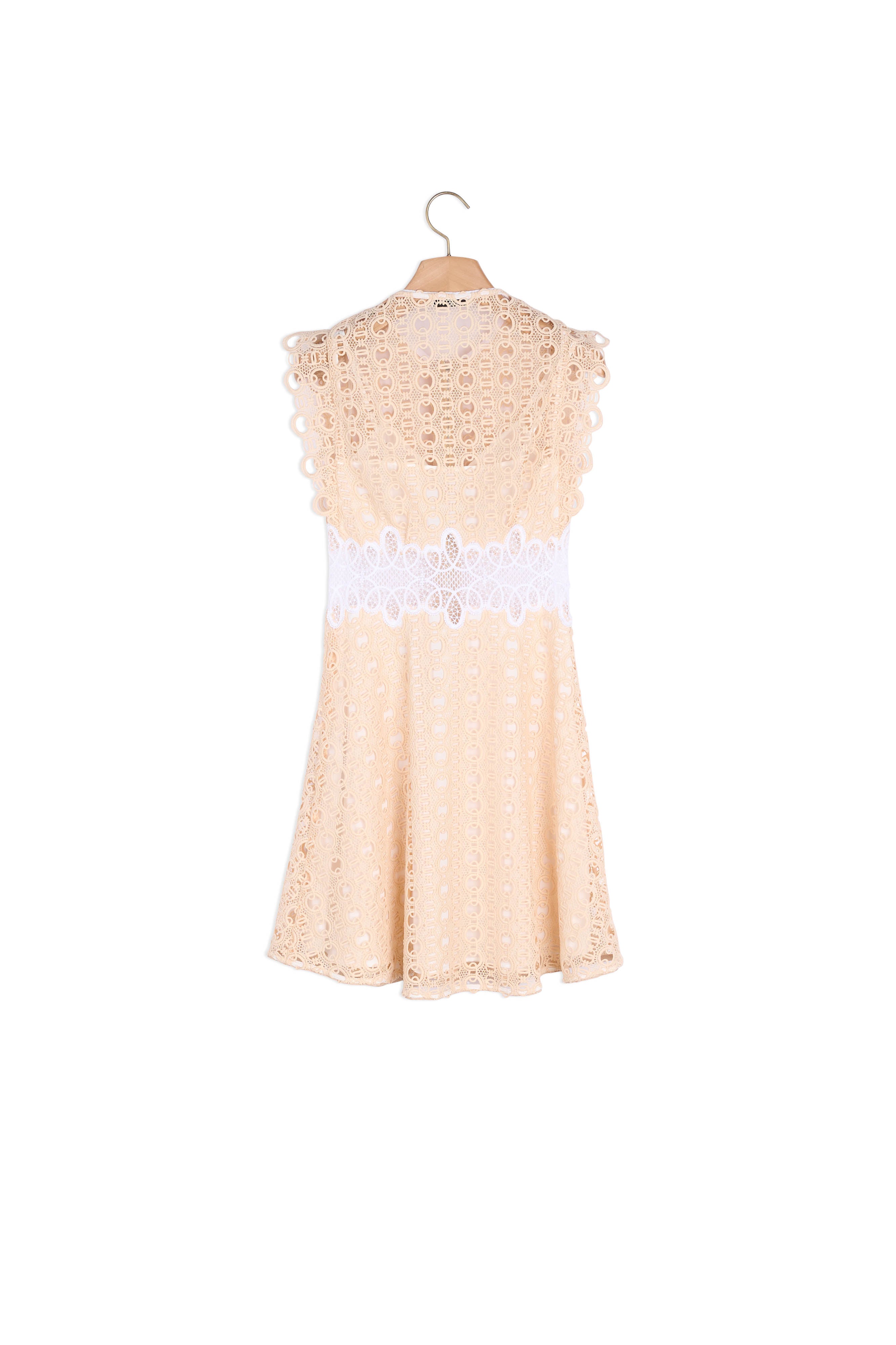 Robe courte en guipure Sandro seconde main