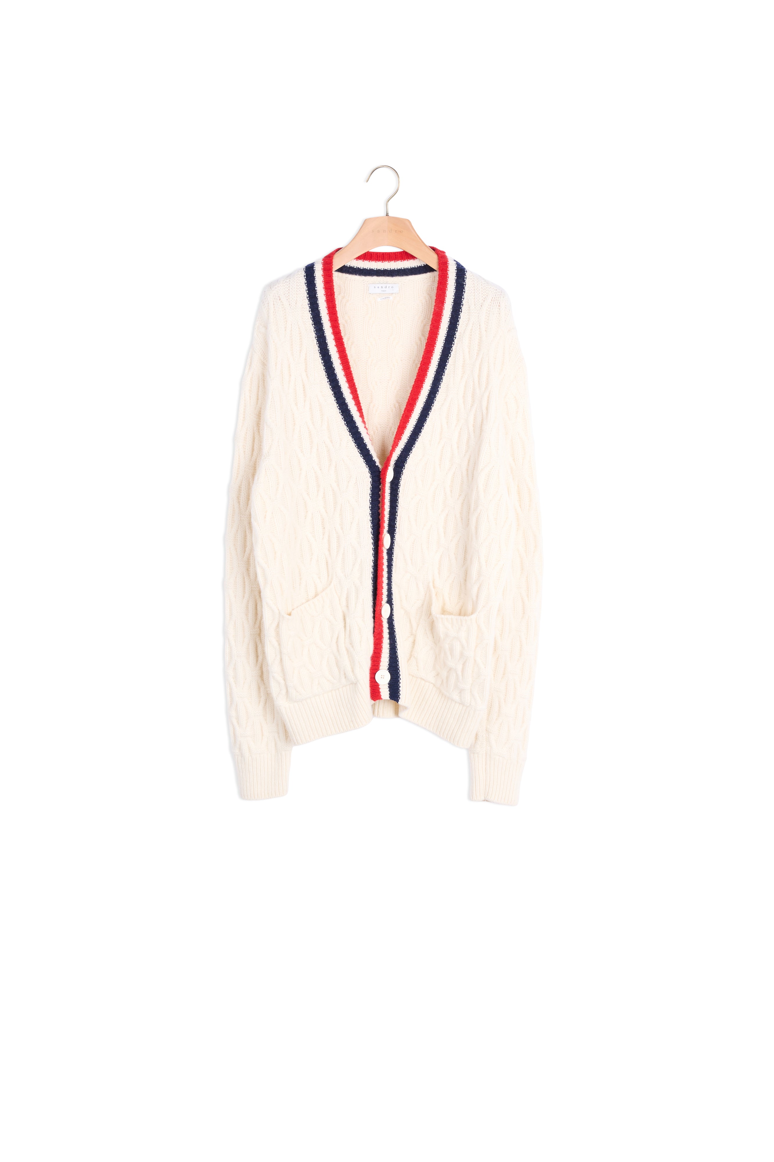 Cardigan en laine Sandro seconde main