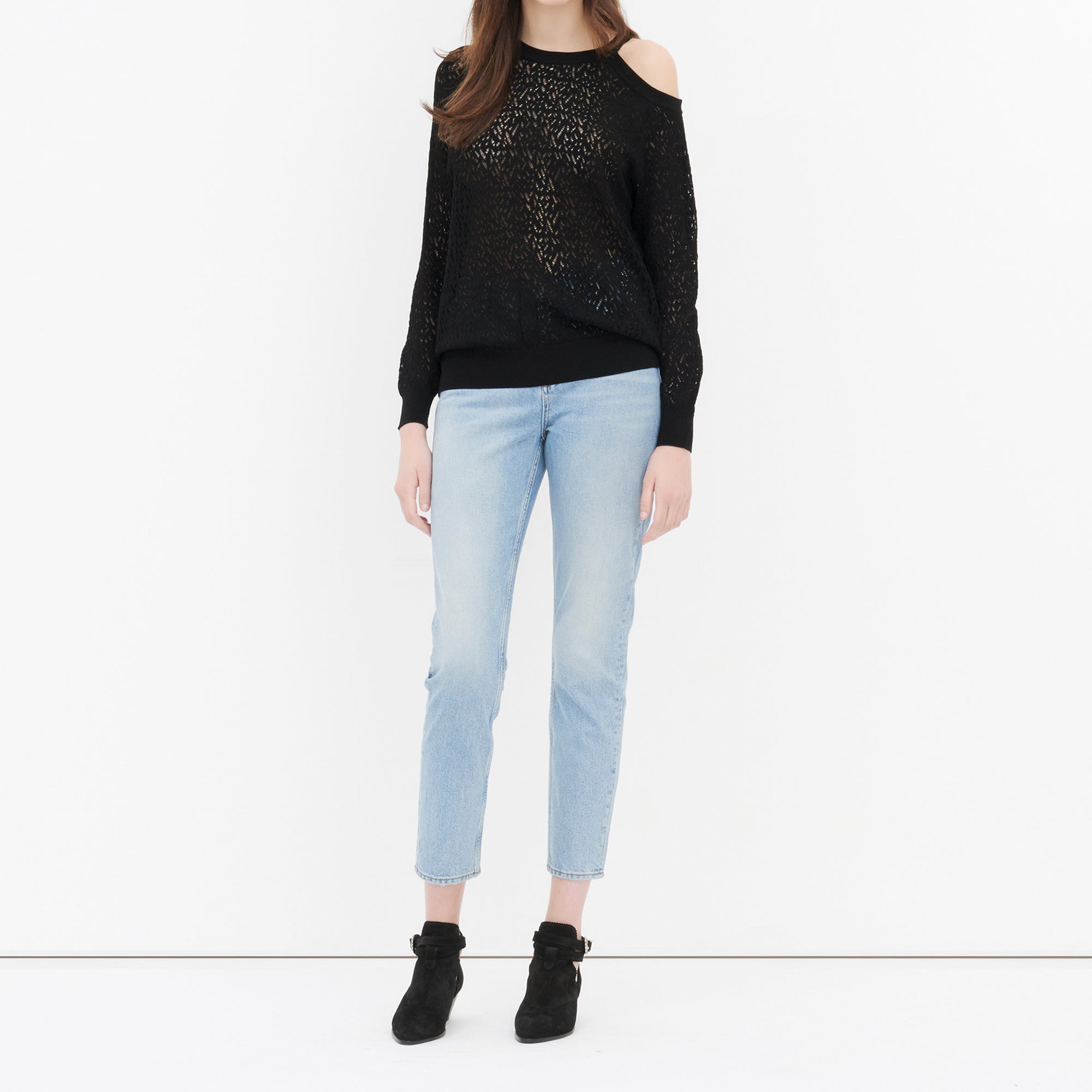 Pull Noir Sandro seconde main