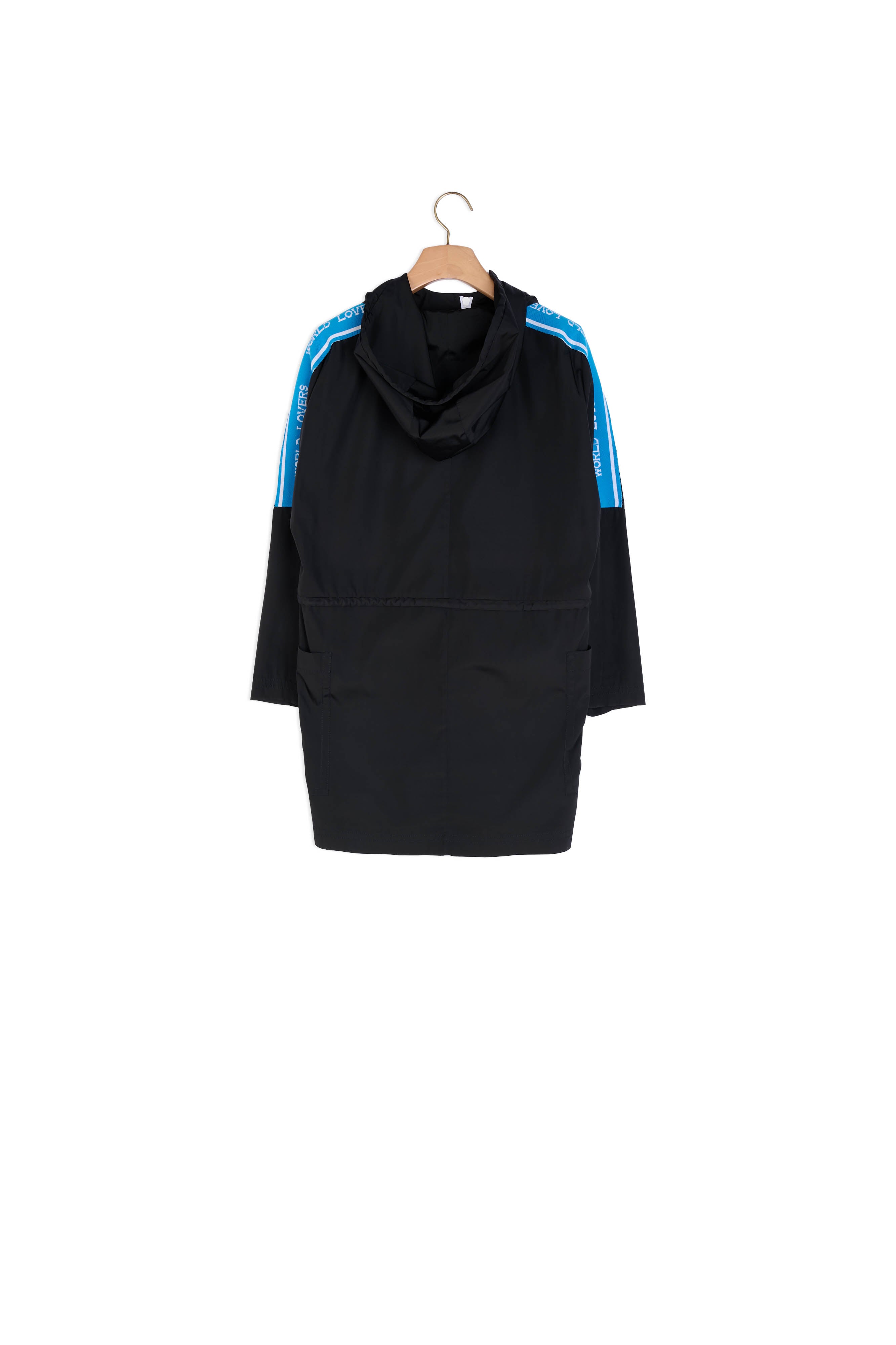 Manteau coupe-vent avec galons à message Sandro seconde main