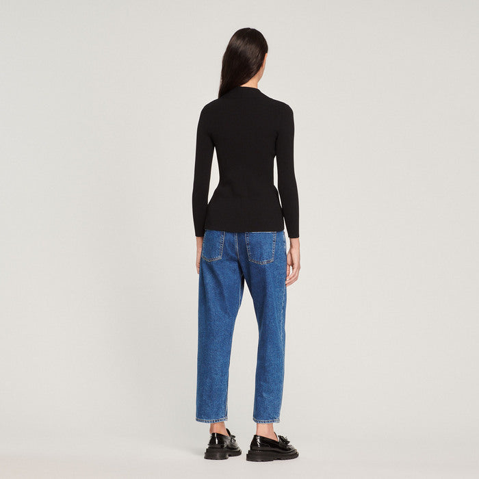 Pull twisté en Maille Sandro seconde main