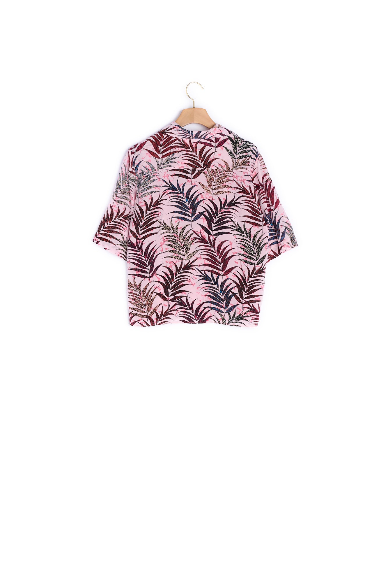 Chemise en soie imprimée