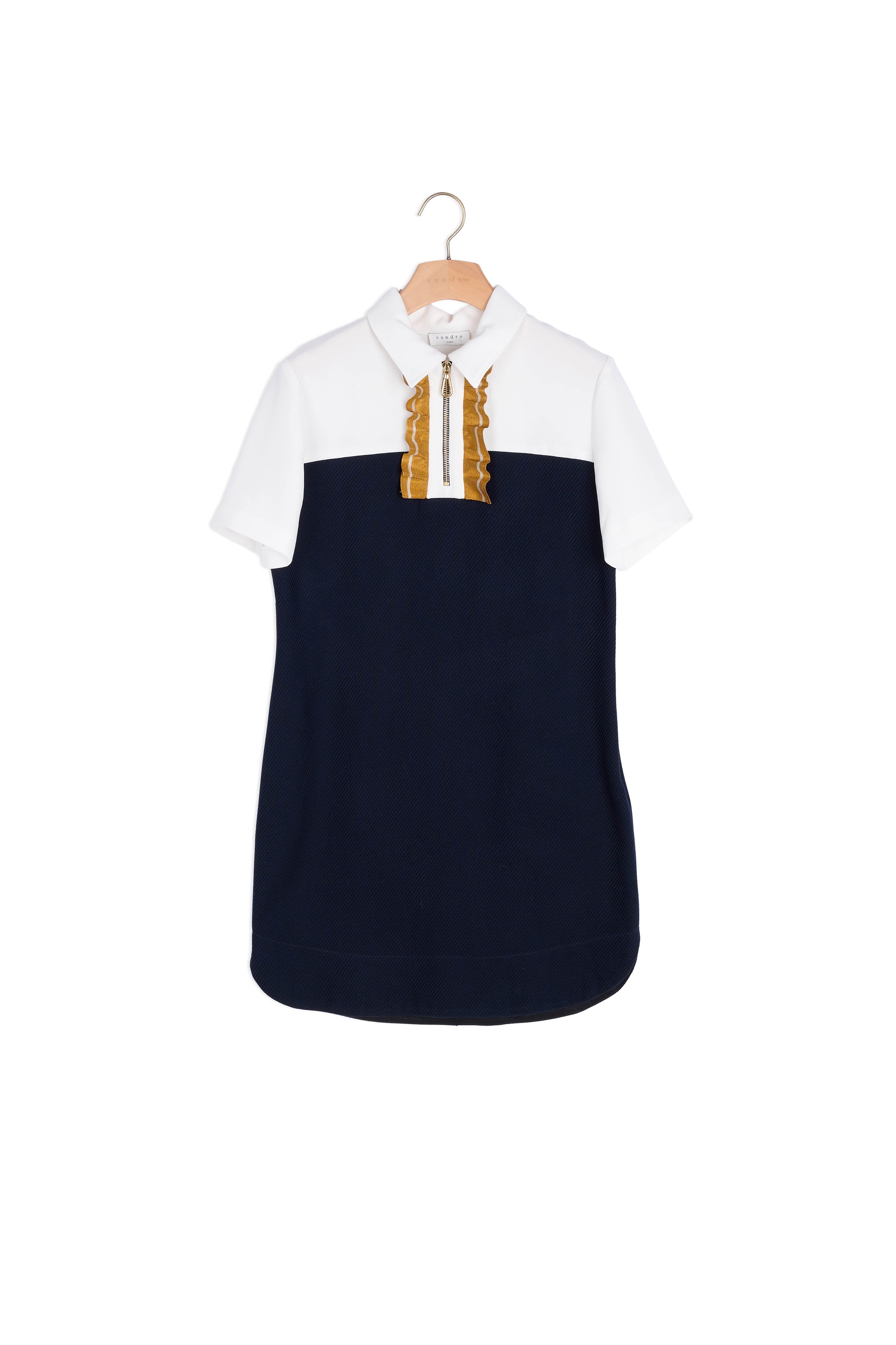 Robe courte bicolore Sandro seconde main