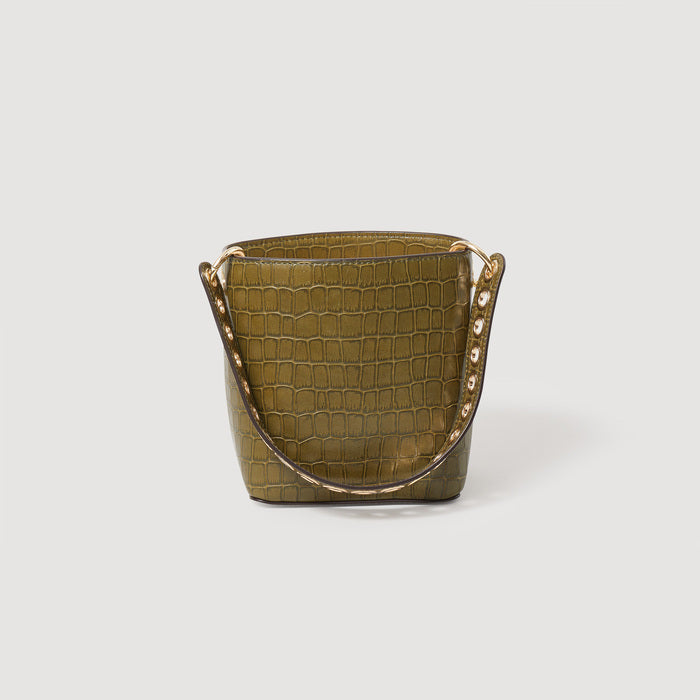 Sac seau en cuir Sandro seconde main