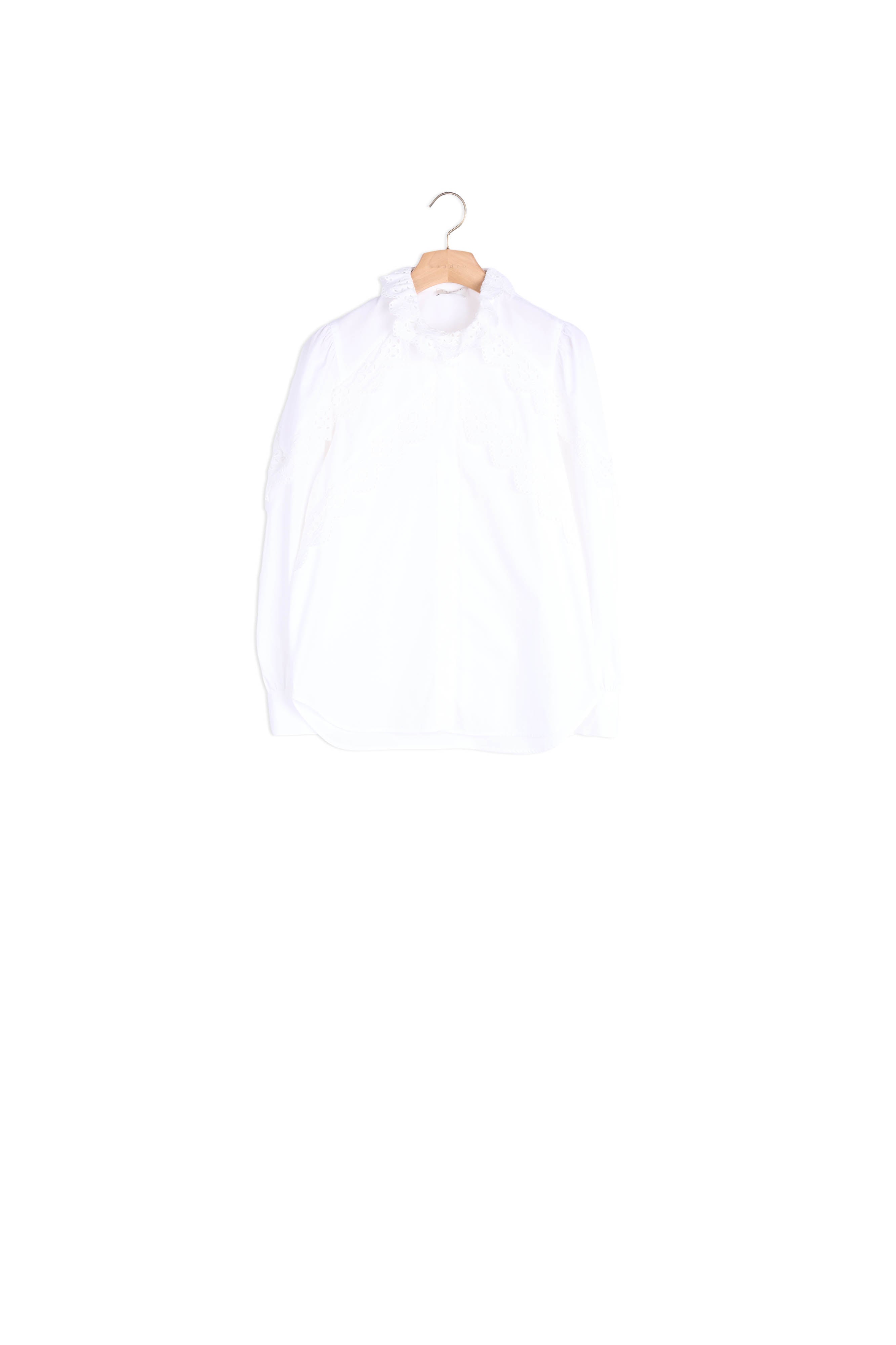 Chemise Ecru Sandro seconde main