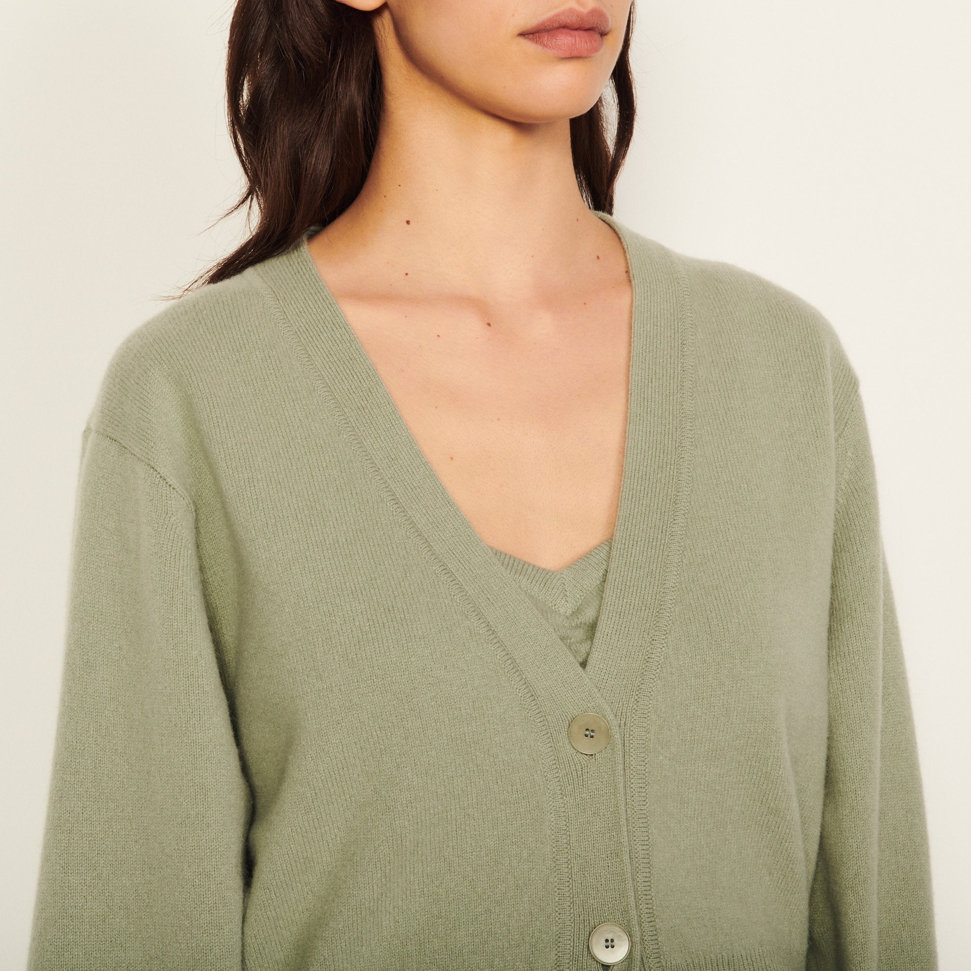 Cardigan twinset en laine Sandro seconde main