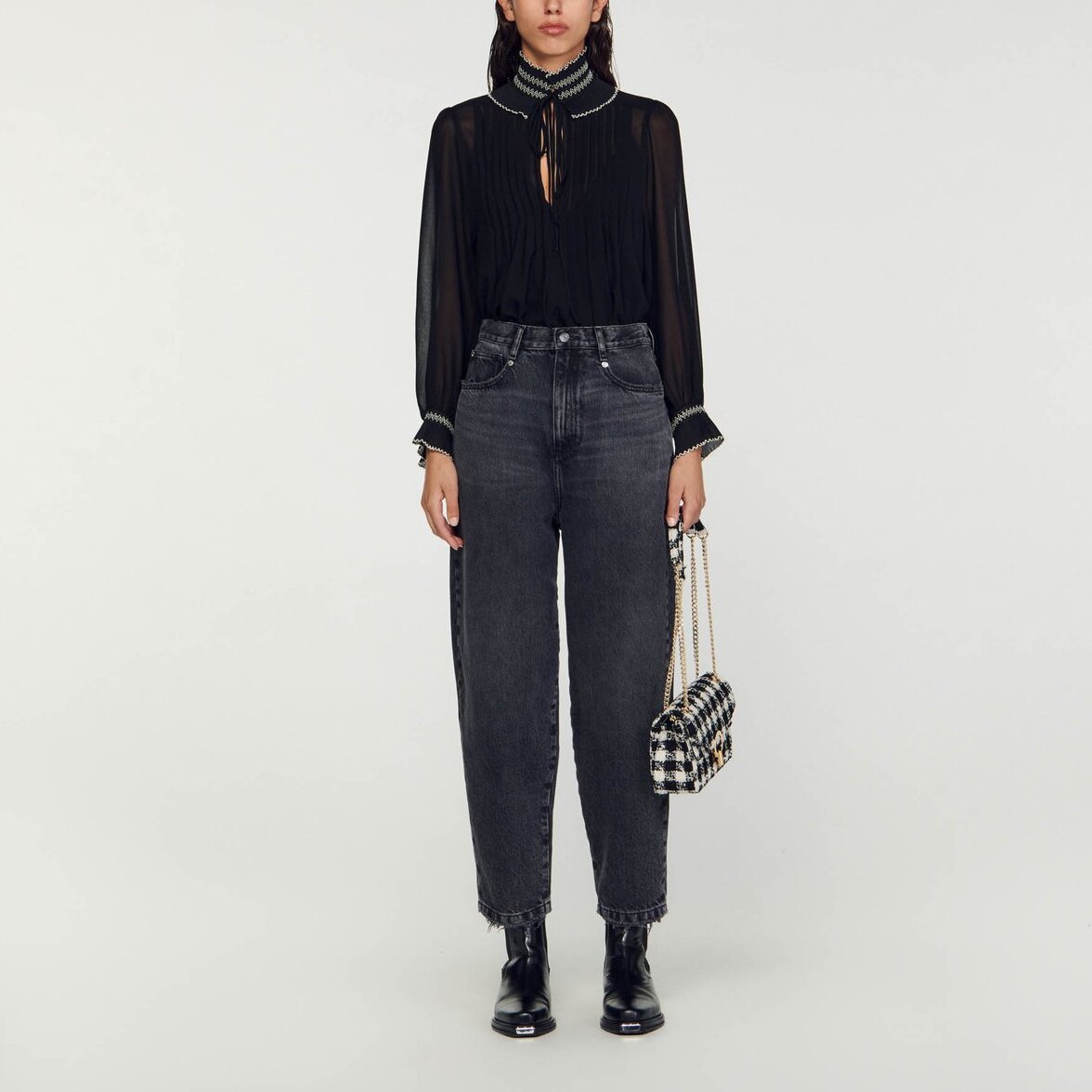 Top en mousseline Sandro seconde main