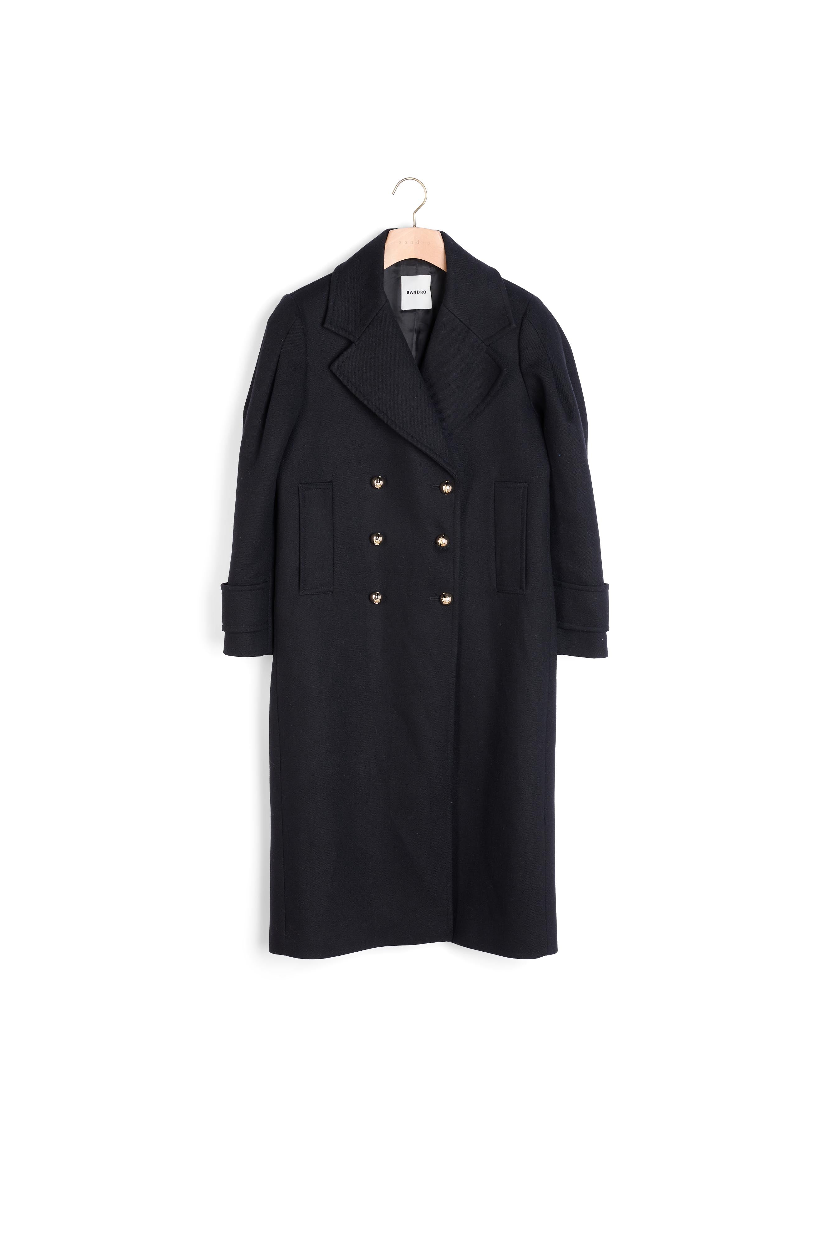 Manteau col tailleur Sandro seconde main