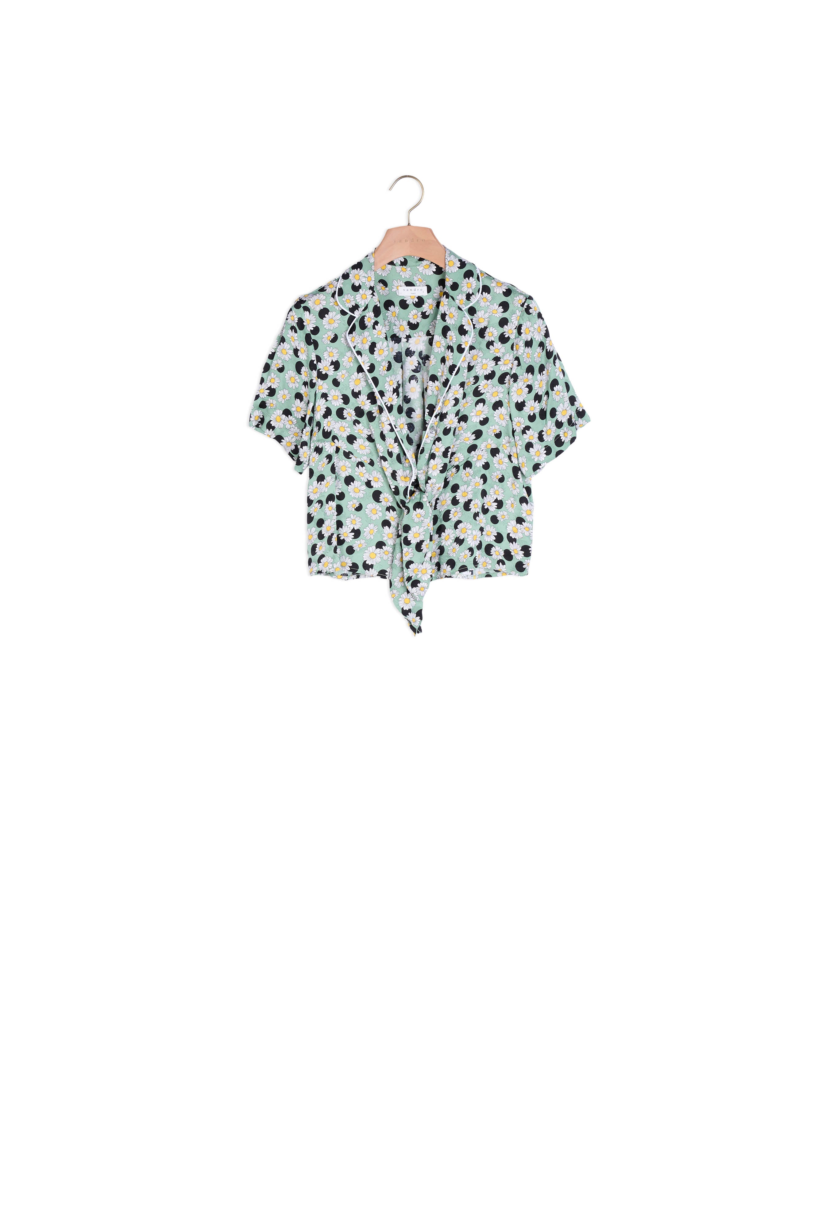 Chemise pyjama imprimée Sandro seconde main