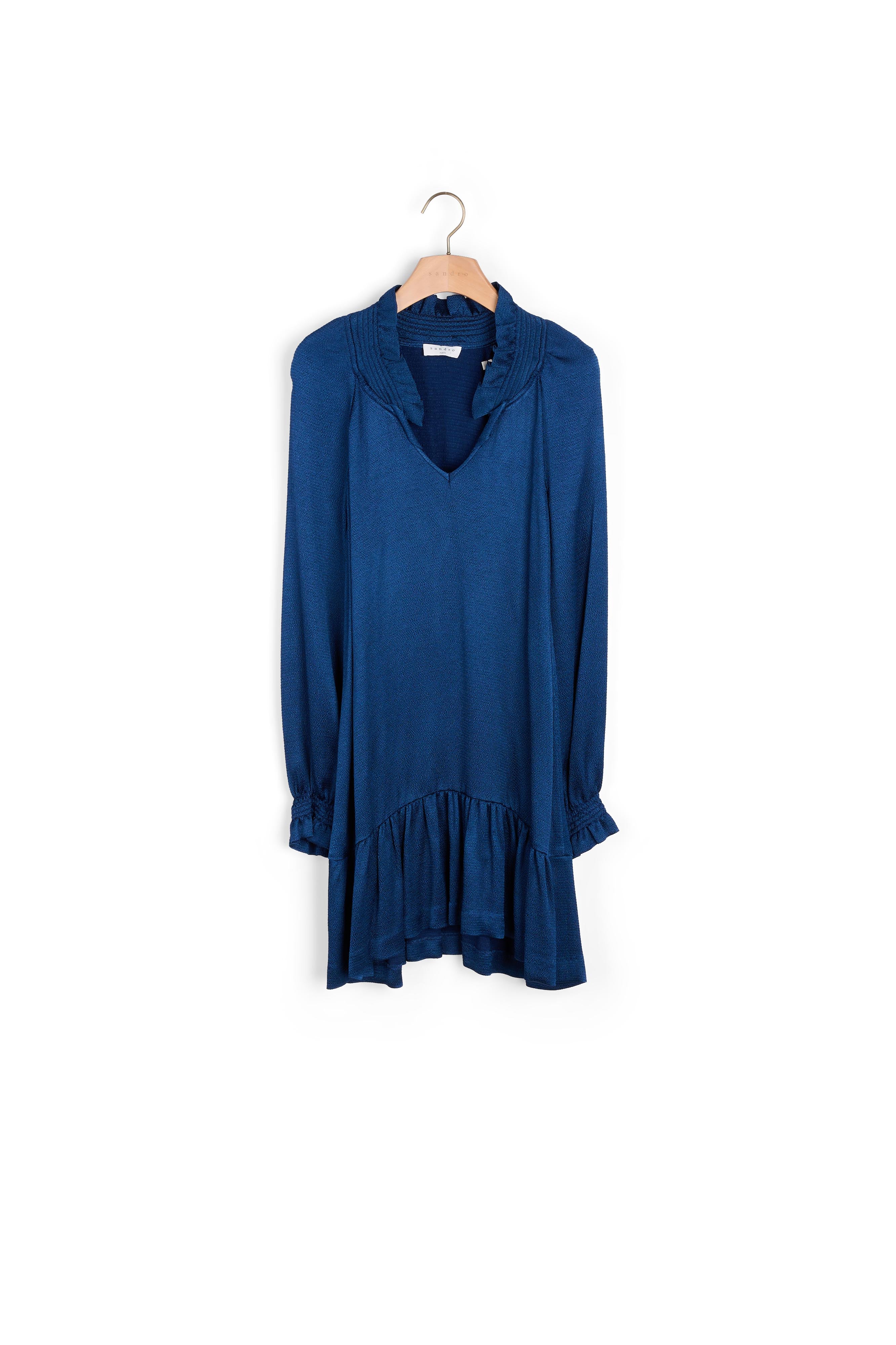 Robe courte à petits volants Sandro seconde main