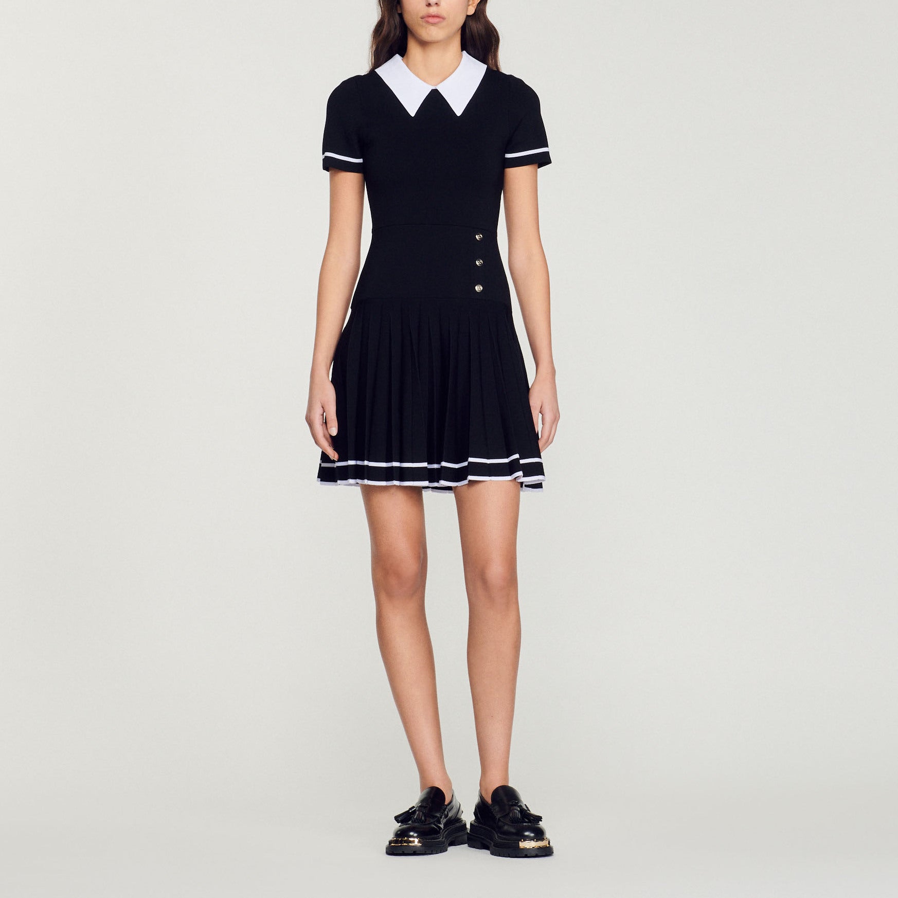 Robe courte en Maille Sandro seconde main