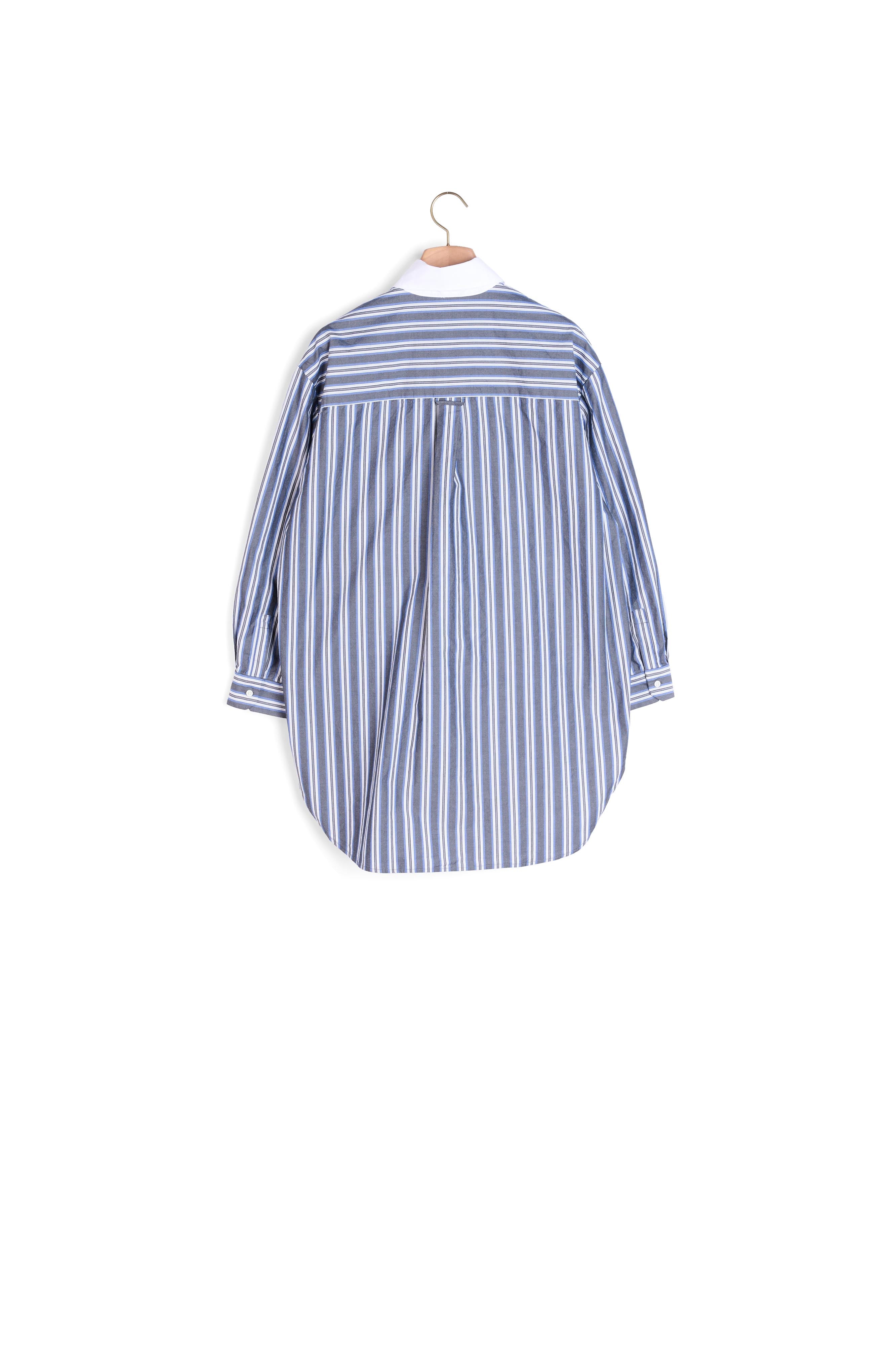 Chemise oversize à rayures Sandro seconde main