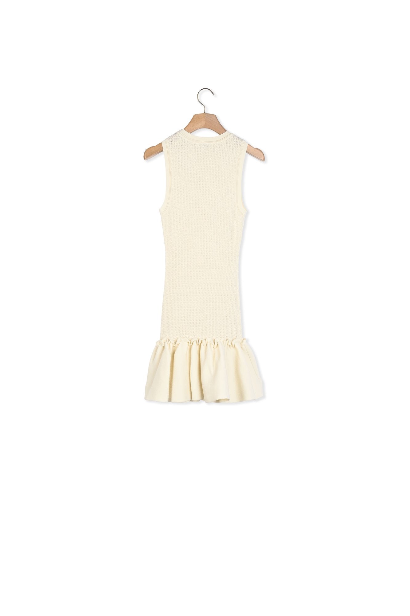 Robe courte en maille à volant Sandro seconde main