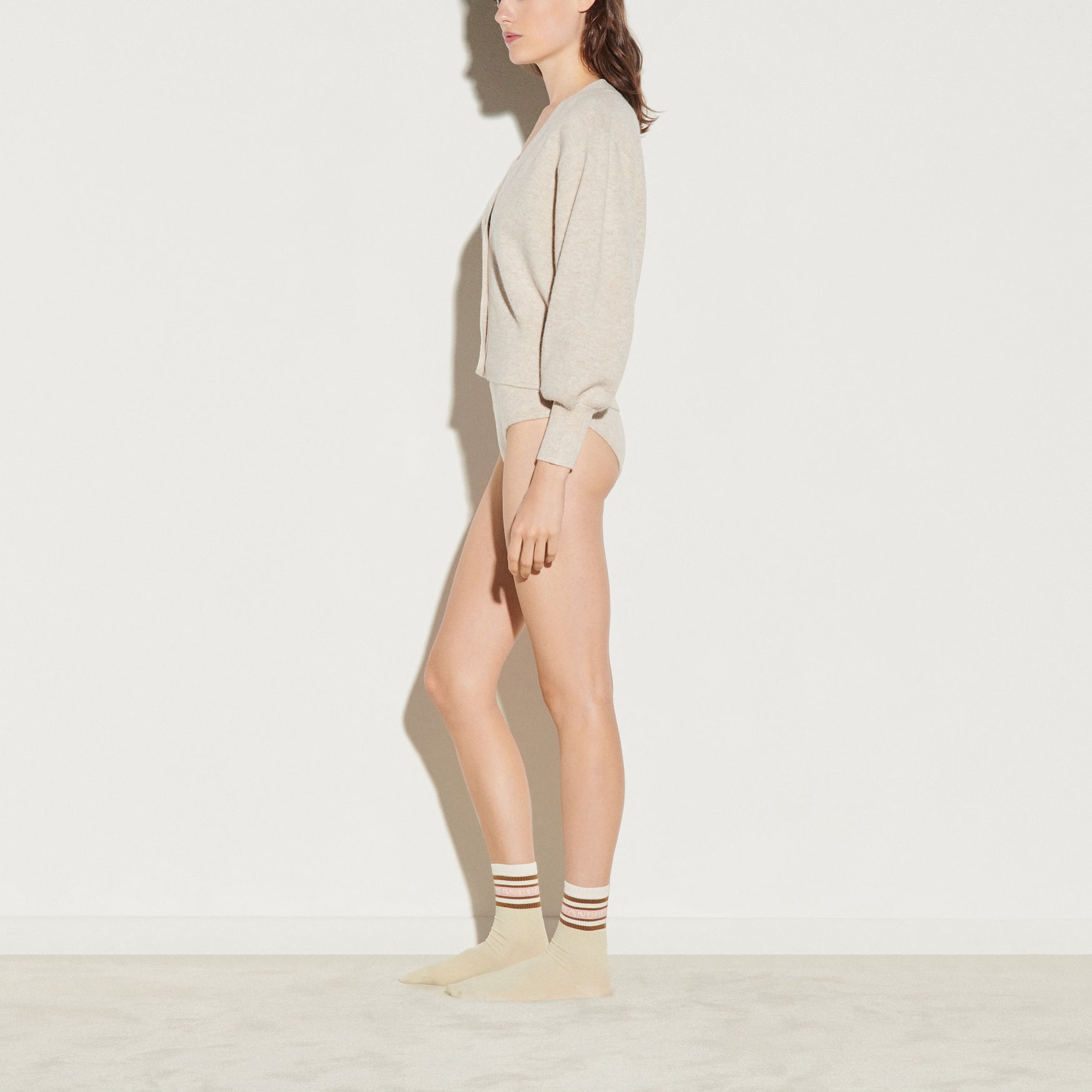 Cardigan twinset en laine Sandro seconde main