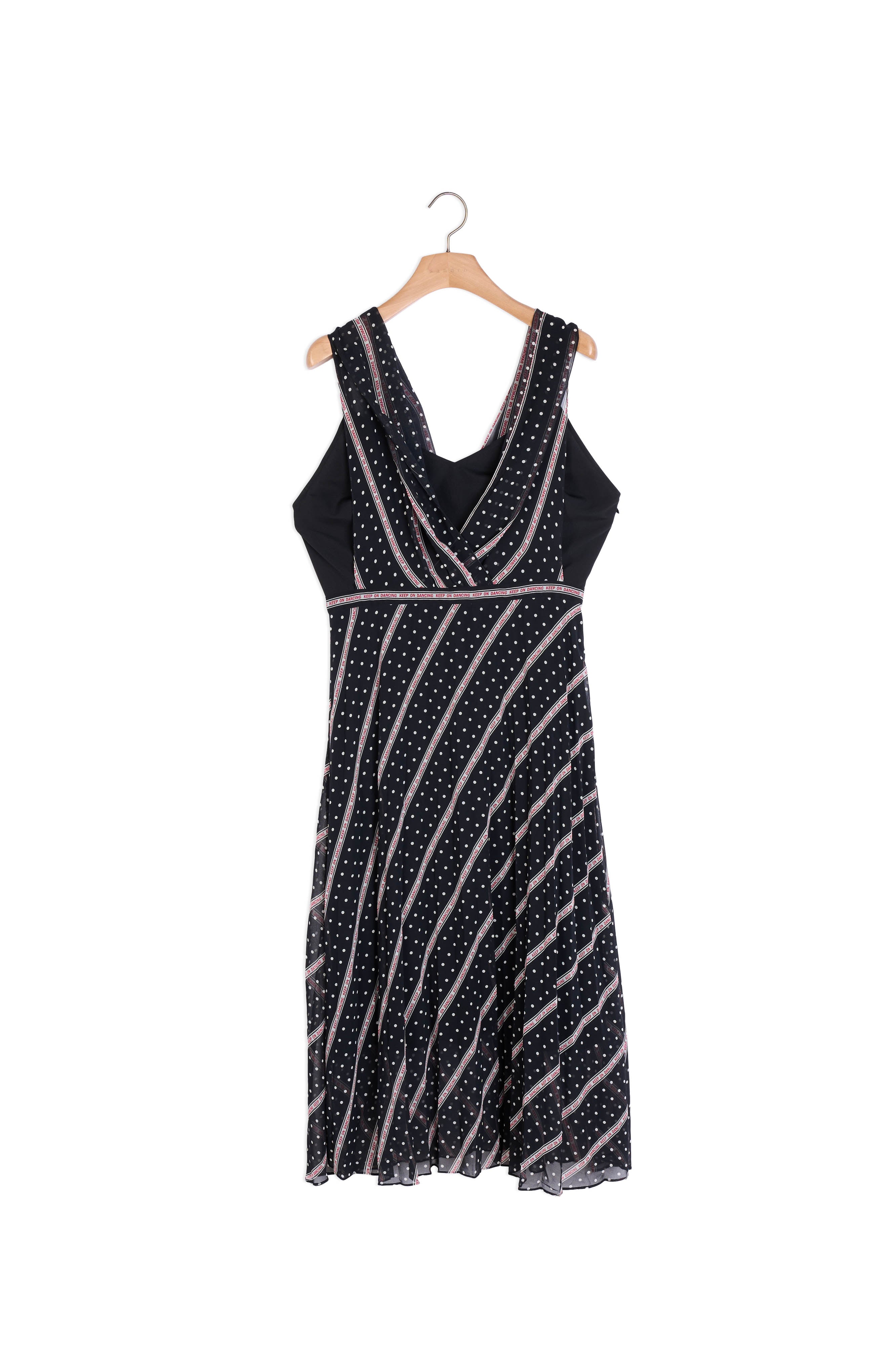 Robe longue imprimée Keep on Dancing Sandro seconde main