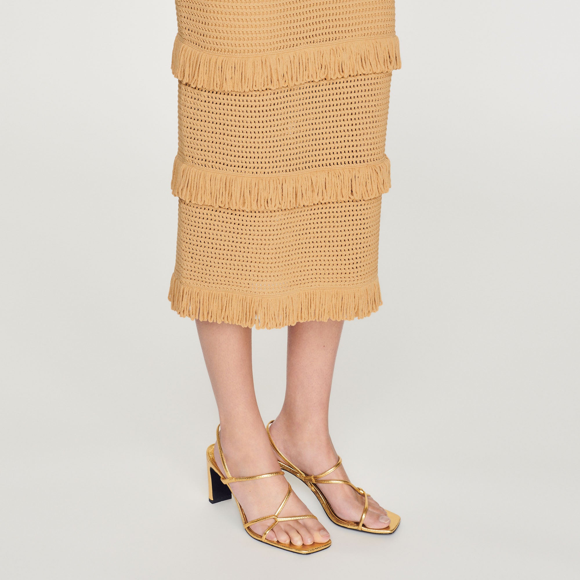 Robe midi en Maille Sandro seconde main