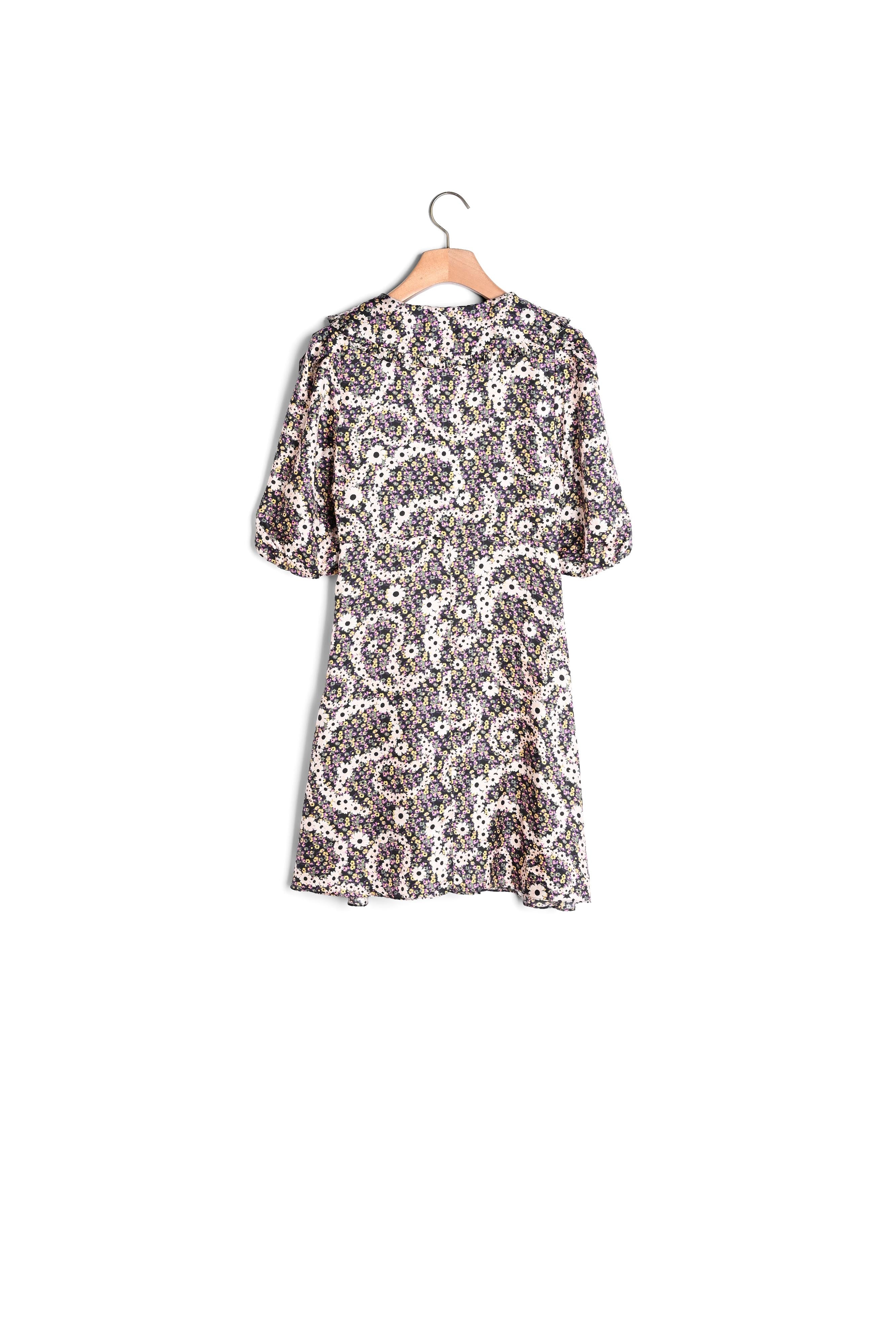 Robe courte à imprimé cachemire fleuri Sandro seconde main