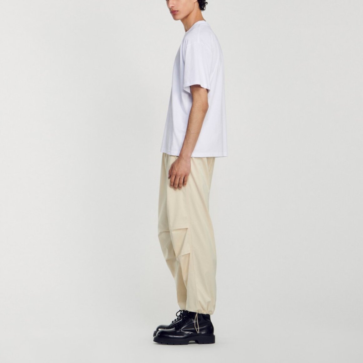 T-shirt logo rubber Sandro seconde main
