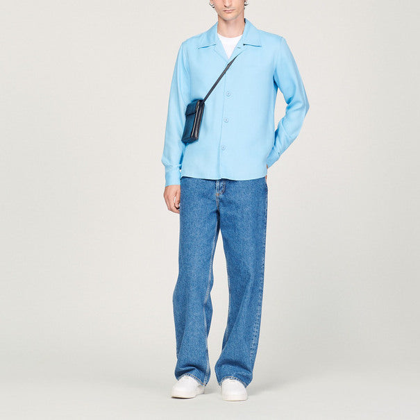 Chemise fluide à col requin Sandro seconde main