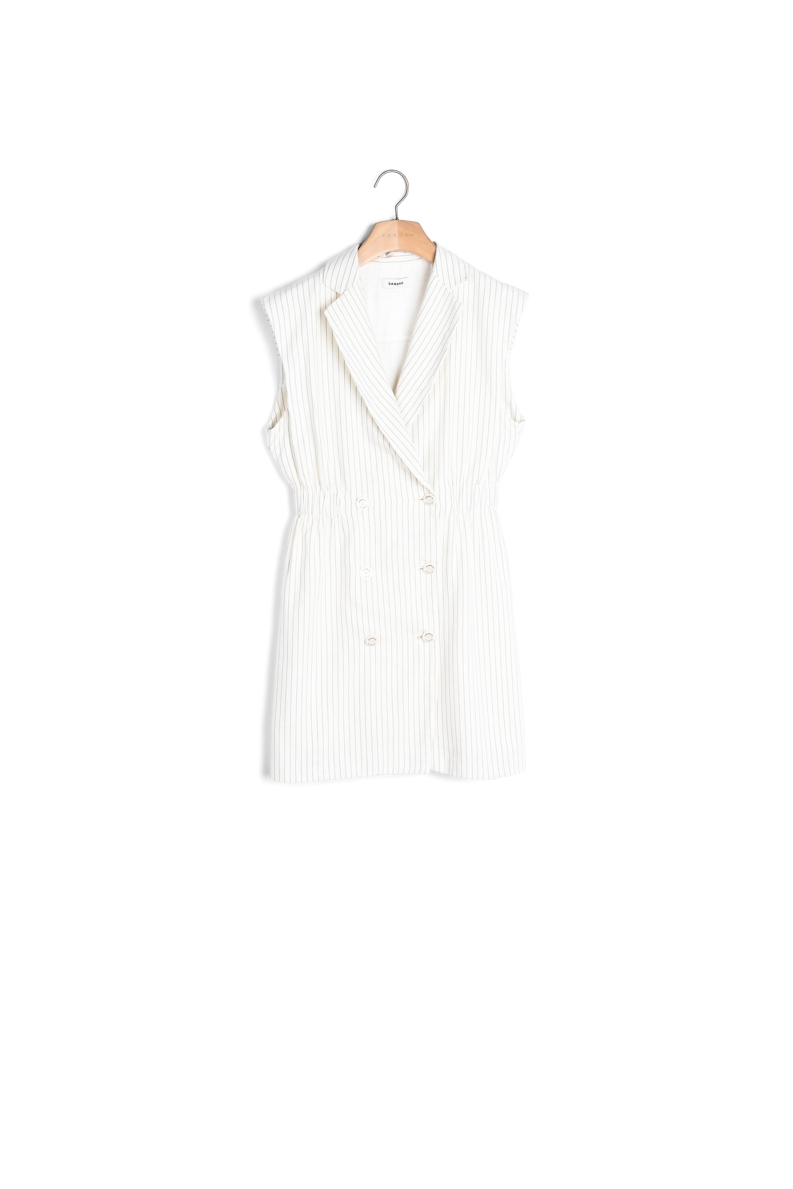 Robe tailleur rayée Sandro seconde main