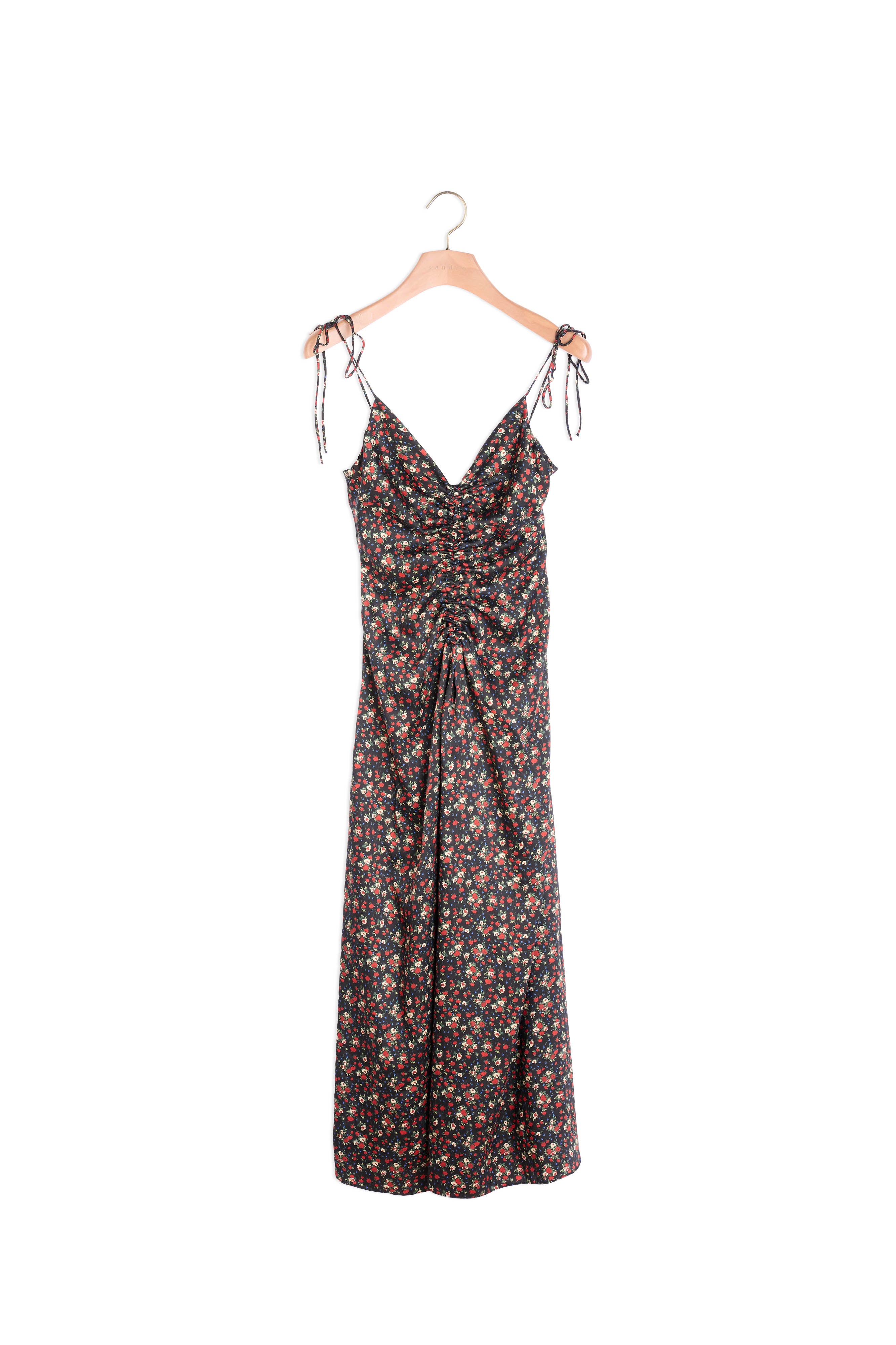Robe longue à fines bretelles Sandro seconde main