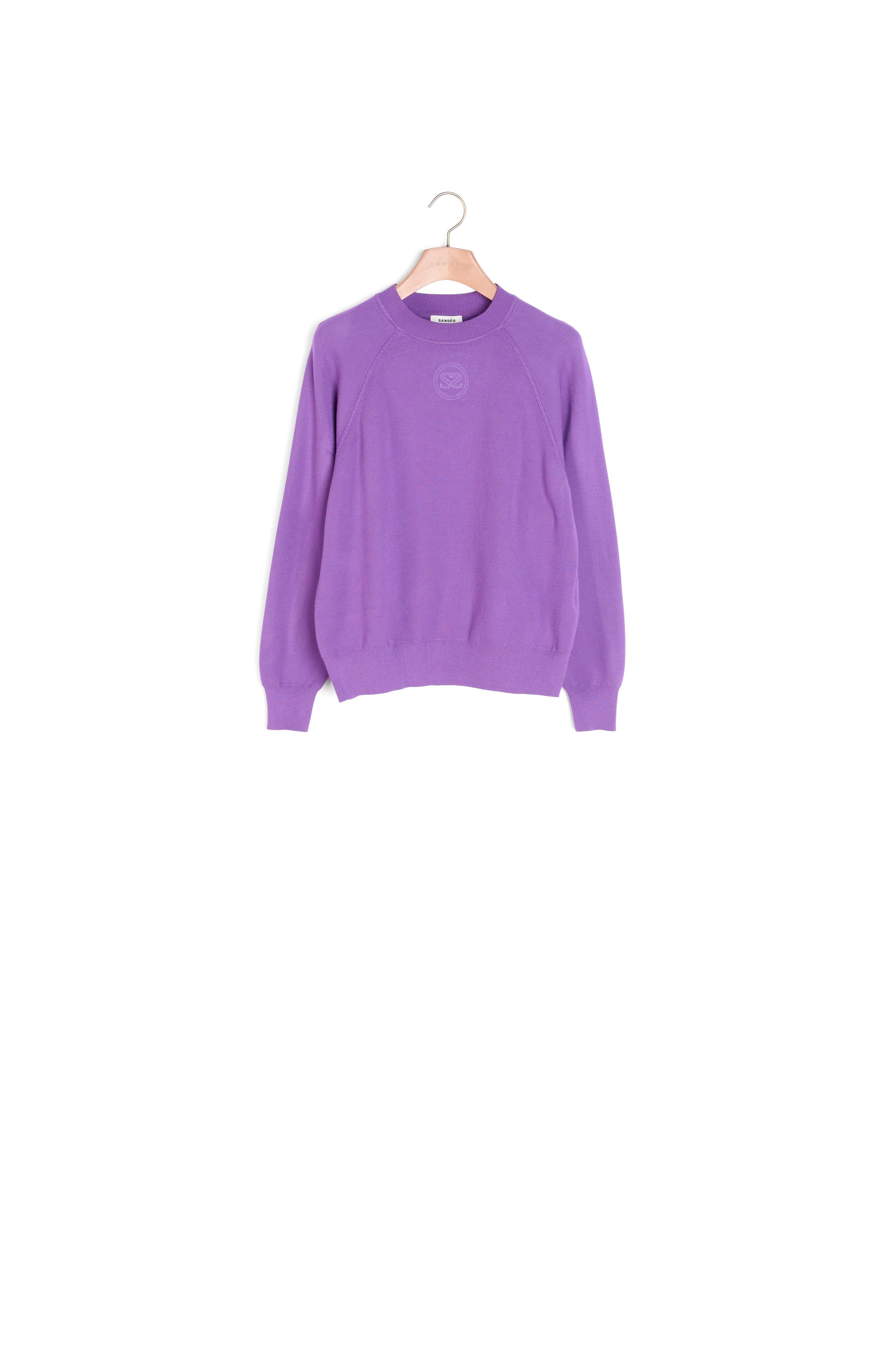 Sweat en Maille brodé Sandro seconde main