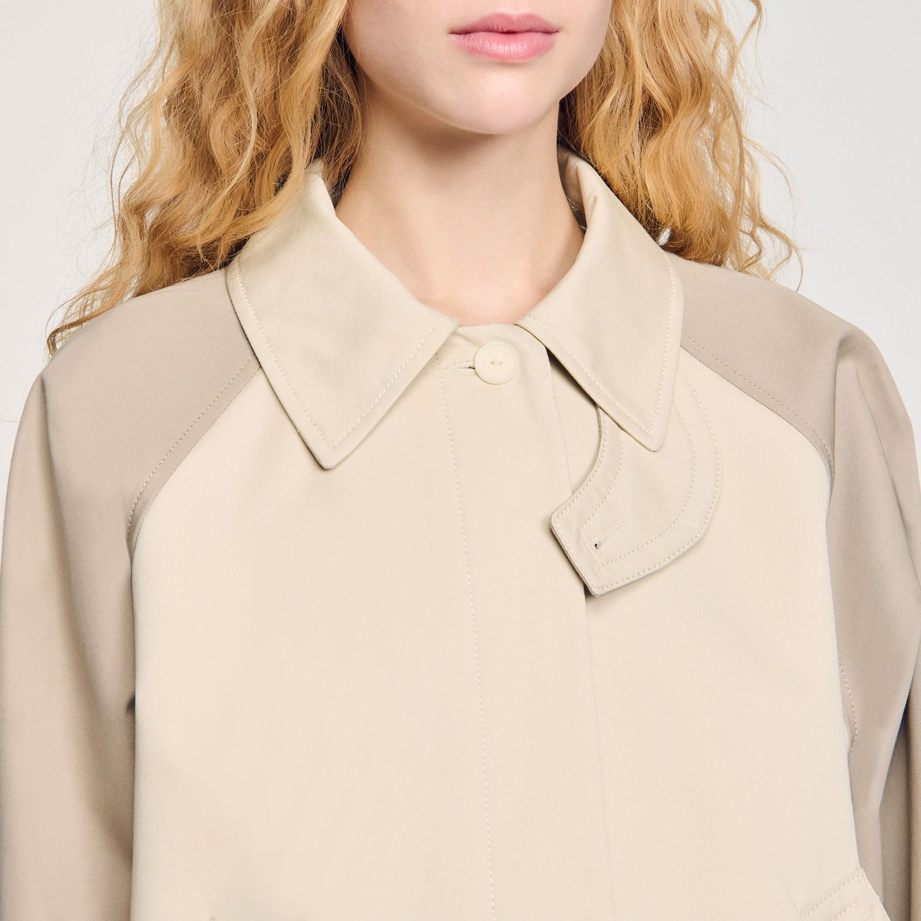 Blouson bicolore Sandro seconde main