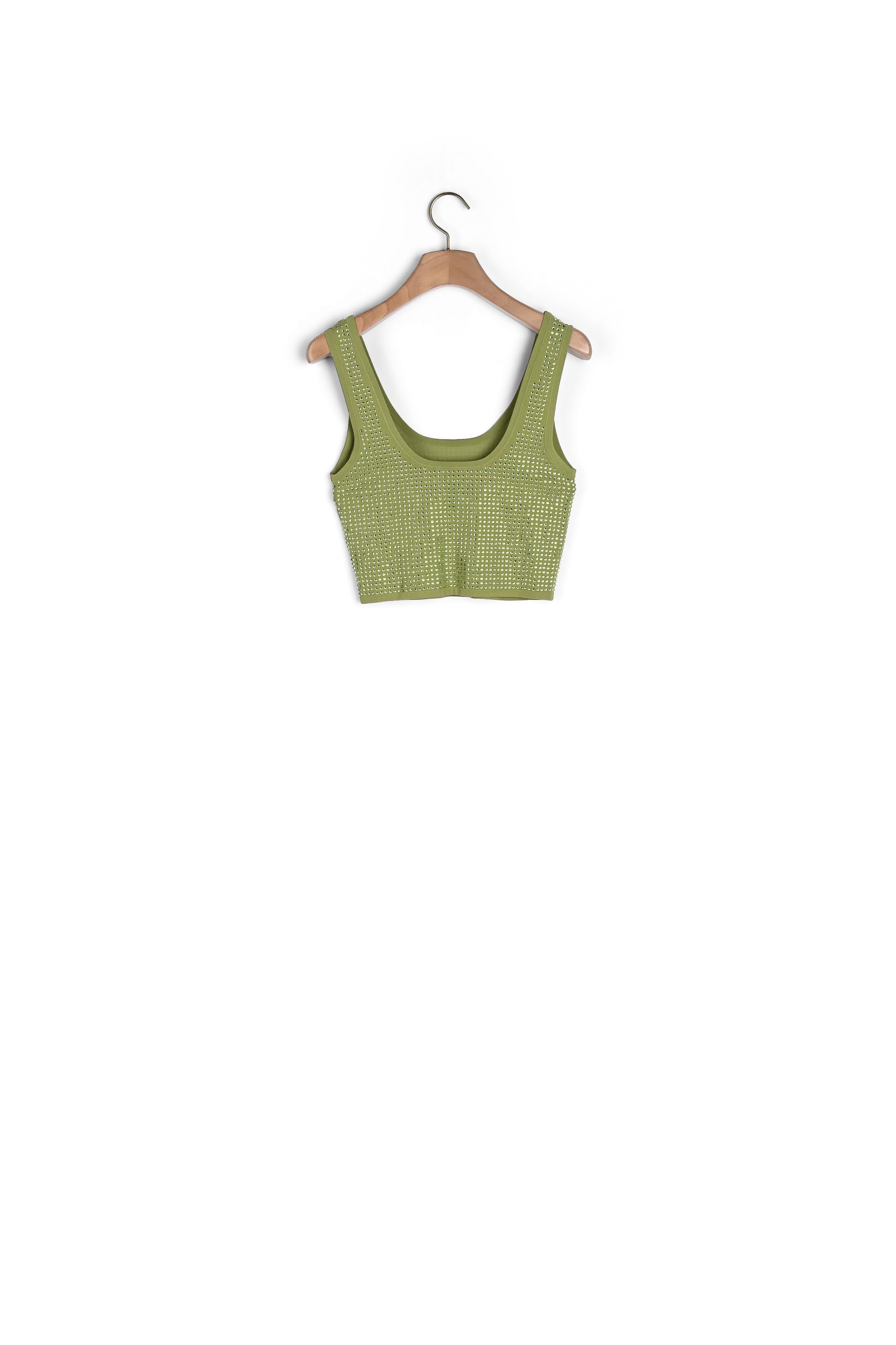 Top brassière strassé Sandro seconde main