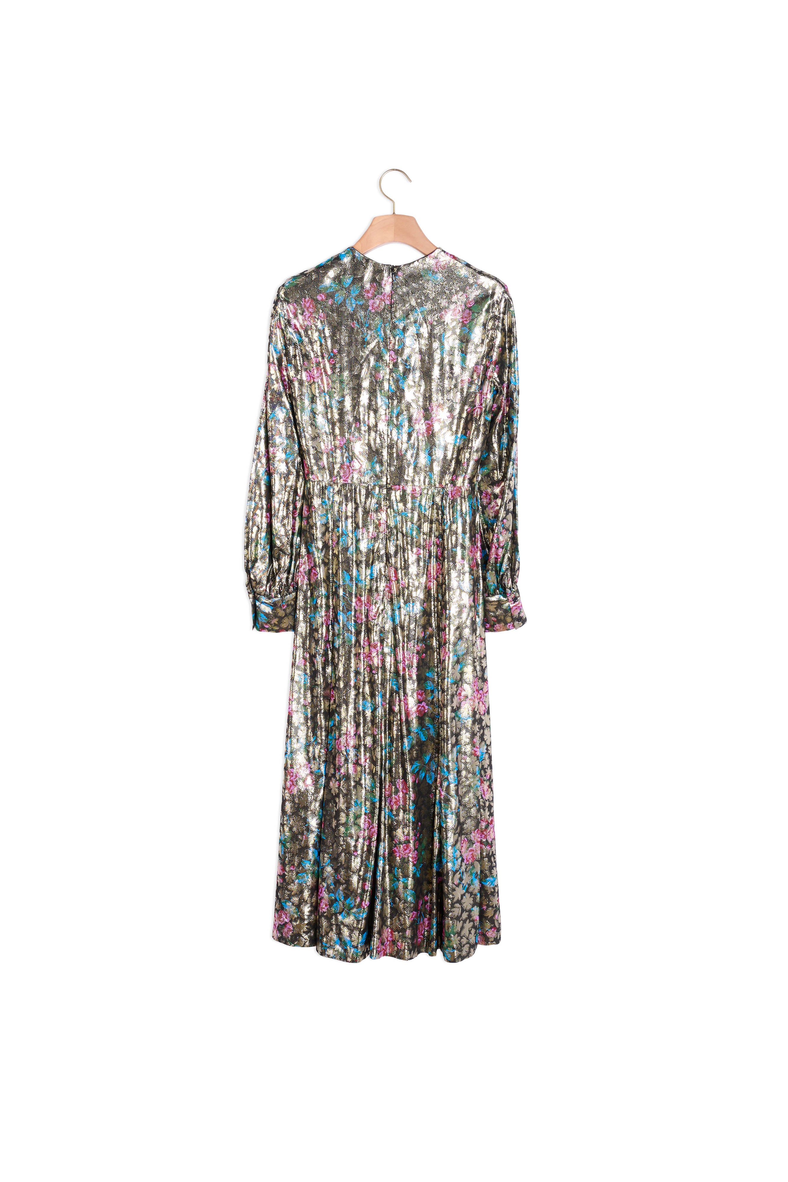 Robe longue en jacquard lurex Sandro seconde main