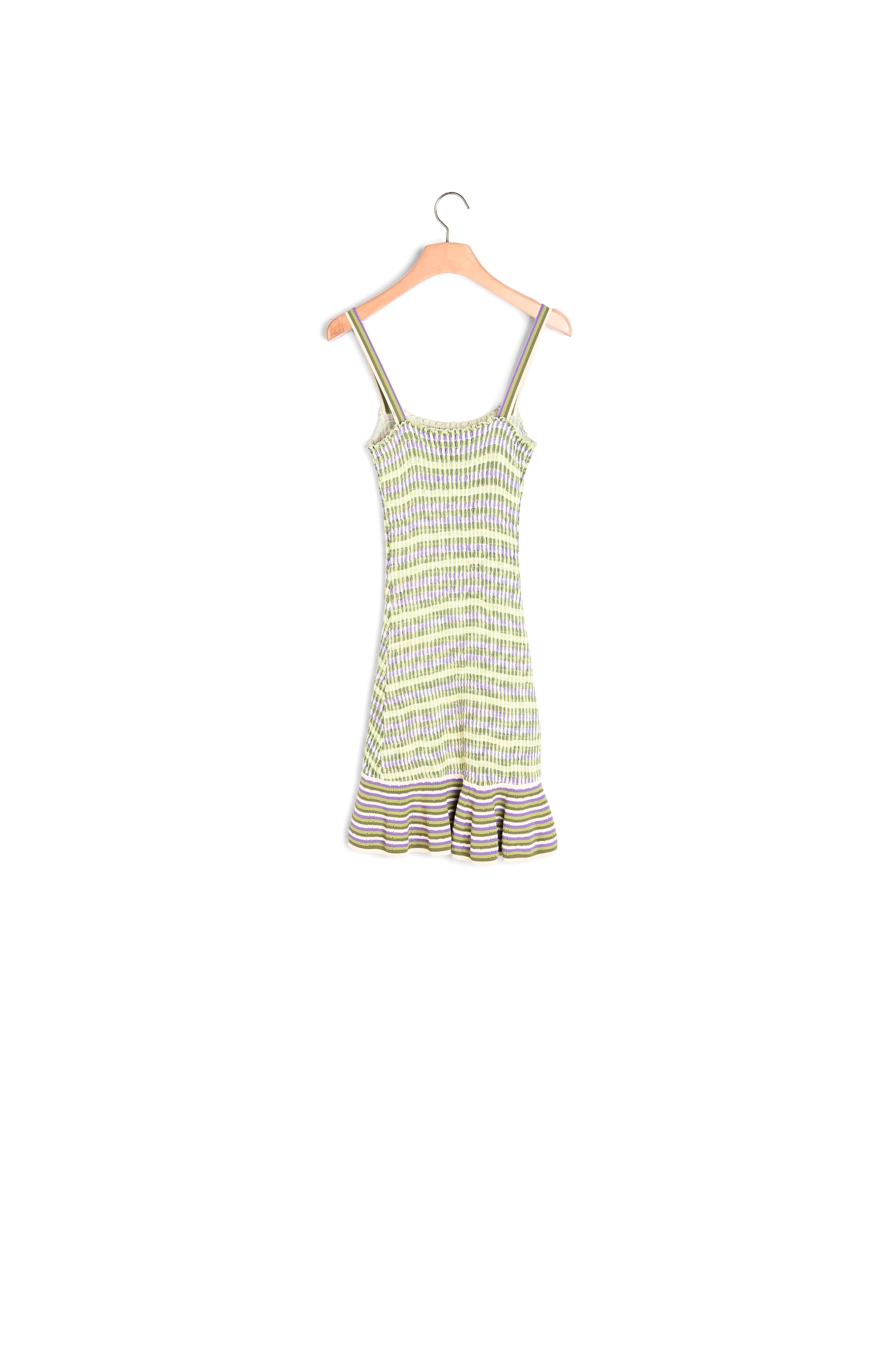 Robe en Maille smockée Sandro seconde main