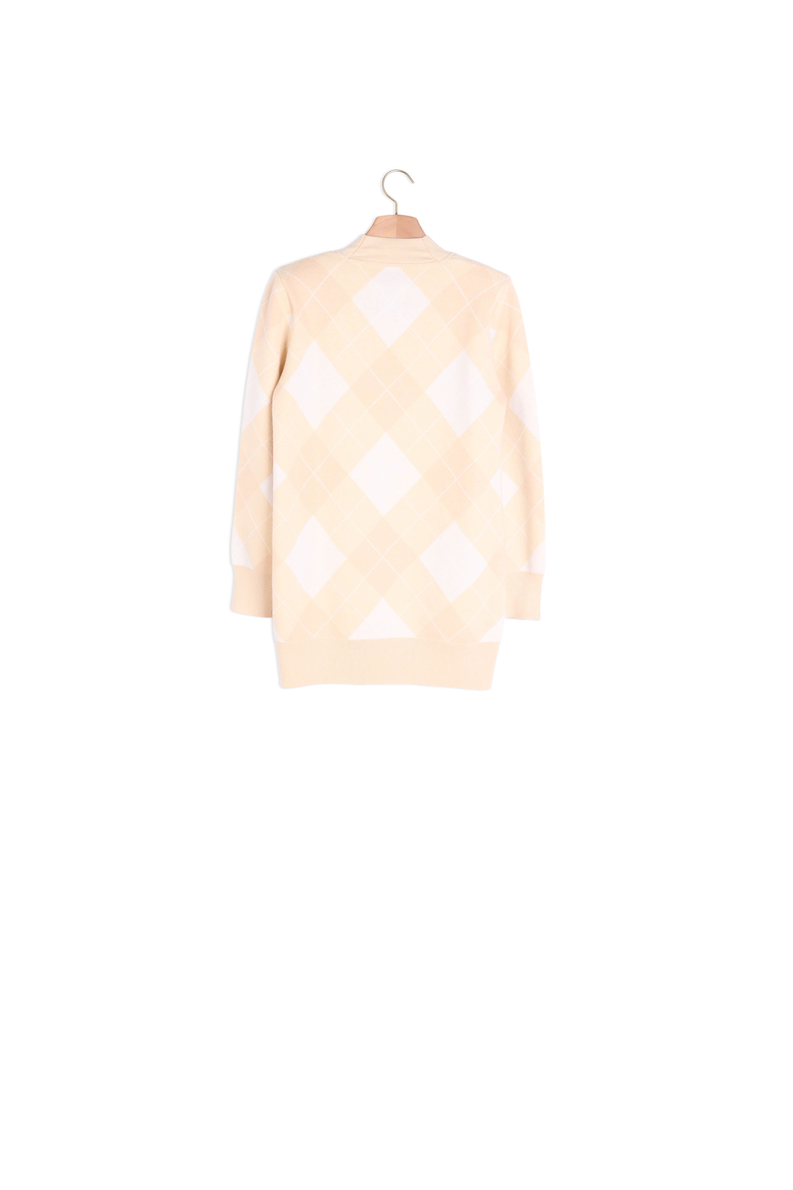 Cardi coat à motifs jacquard Sandro seconde main