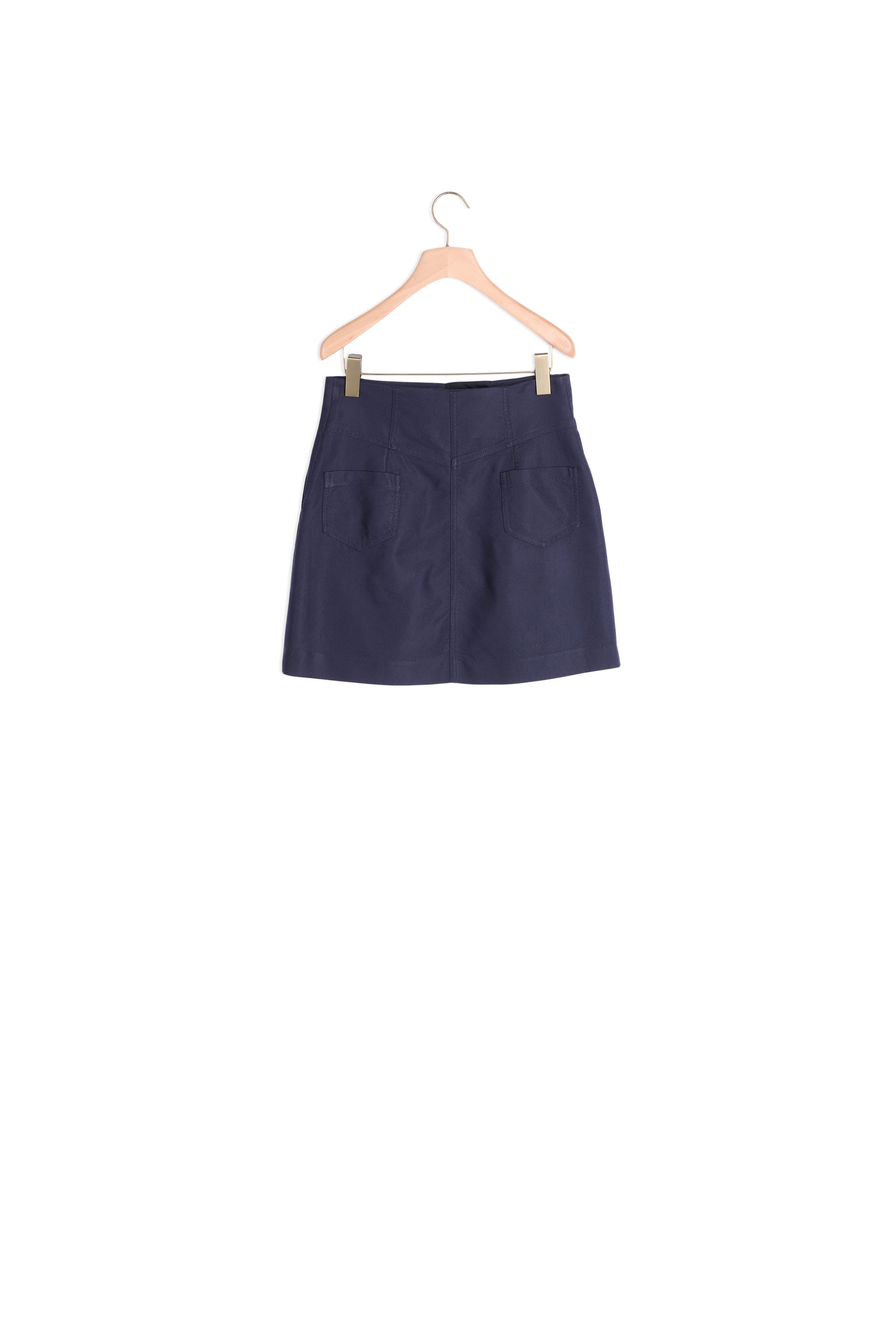 Jupe trapèze avec un bouton bijou Sandro seconde main