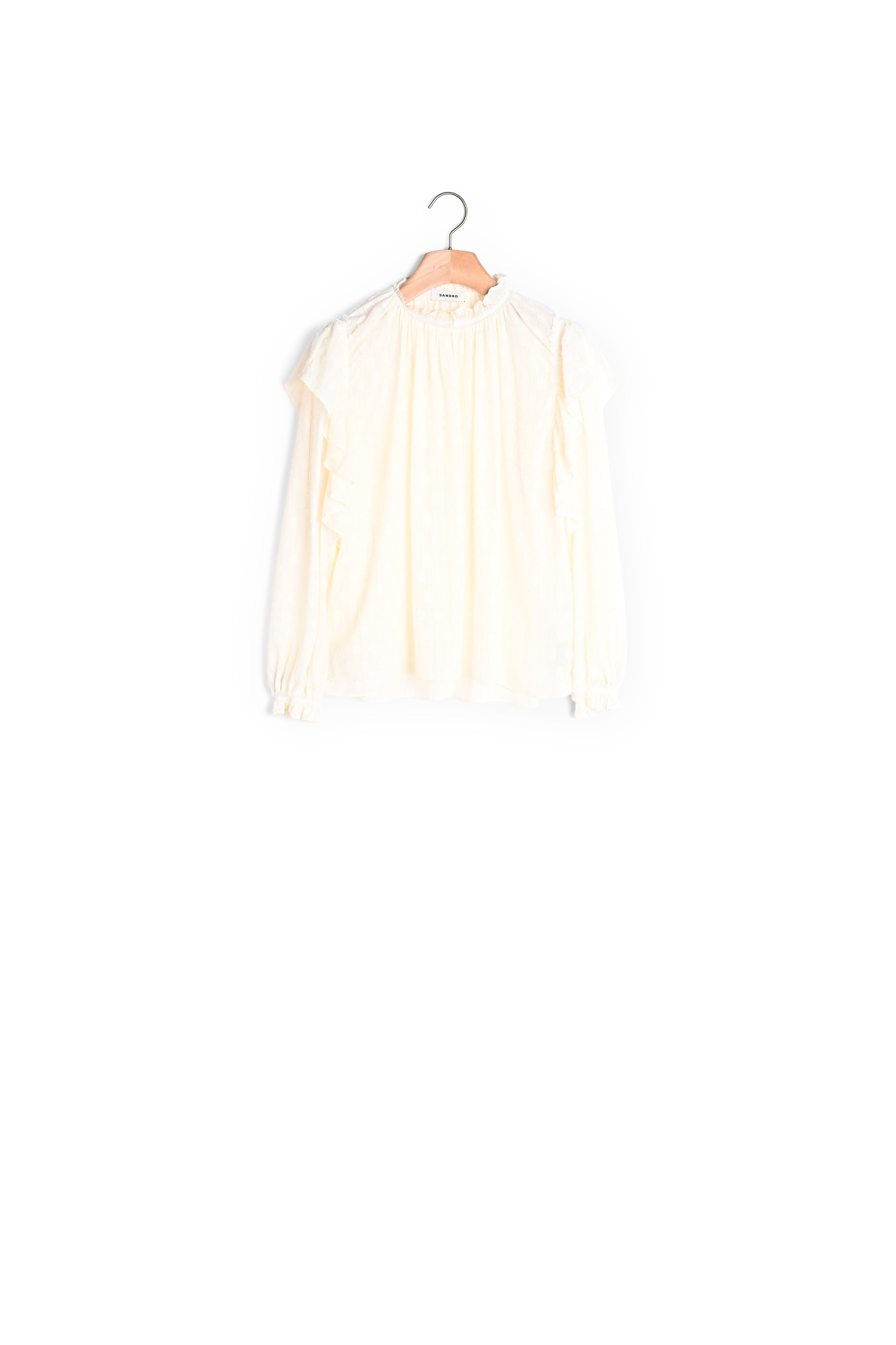 Blouse à volants Sandro seconde main
