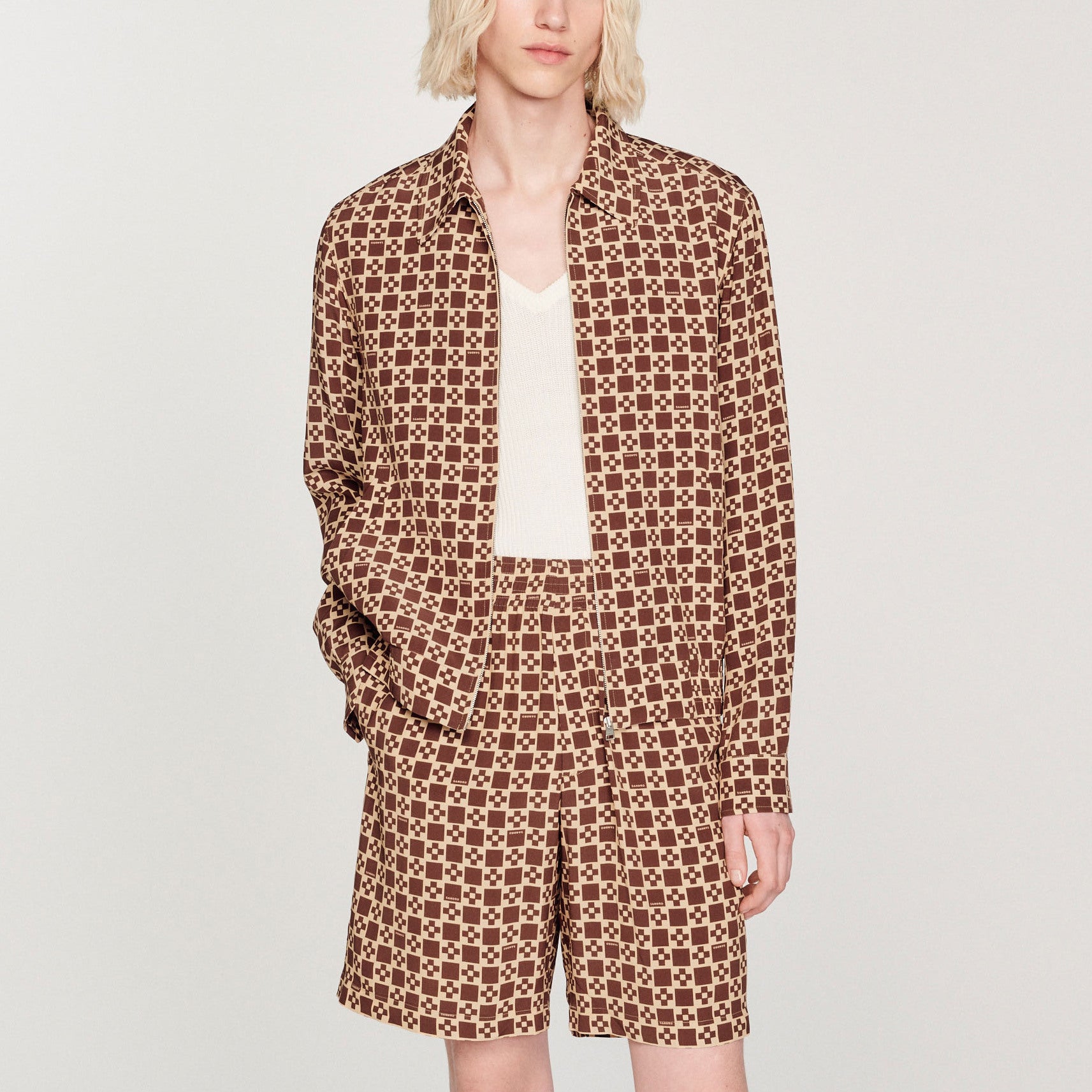 Blouson Marron Sandro seconde main