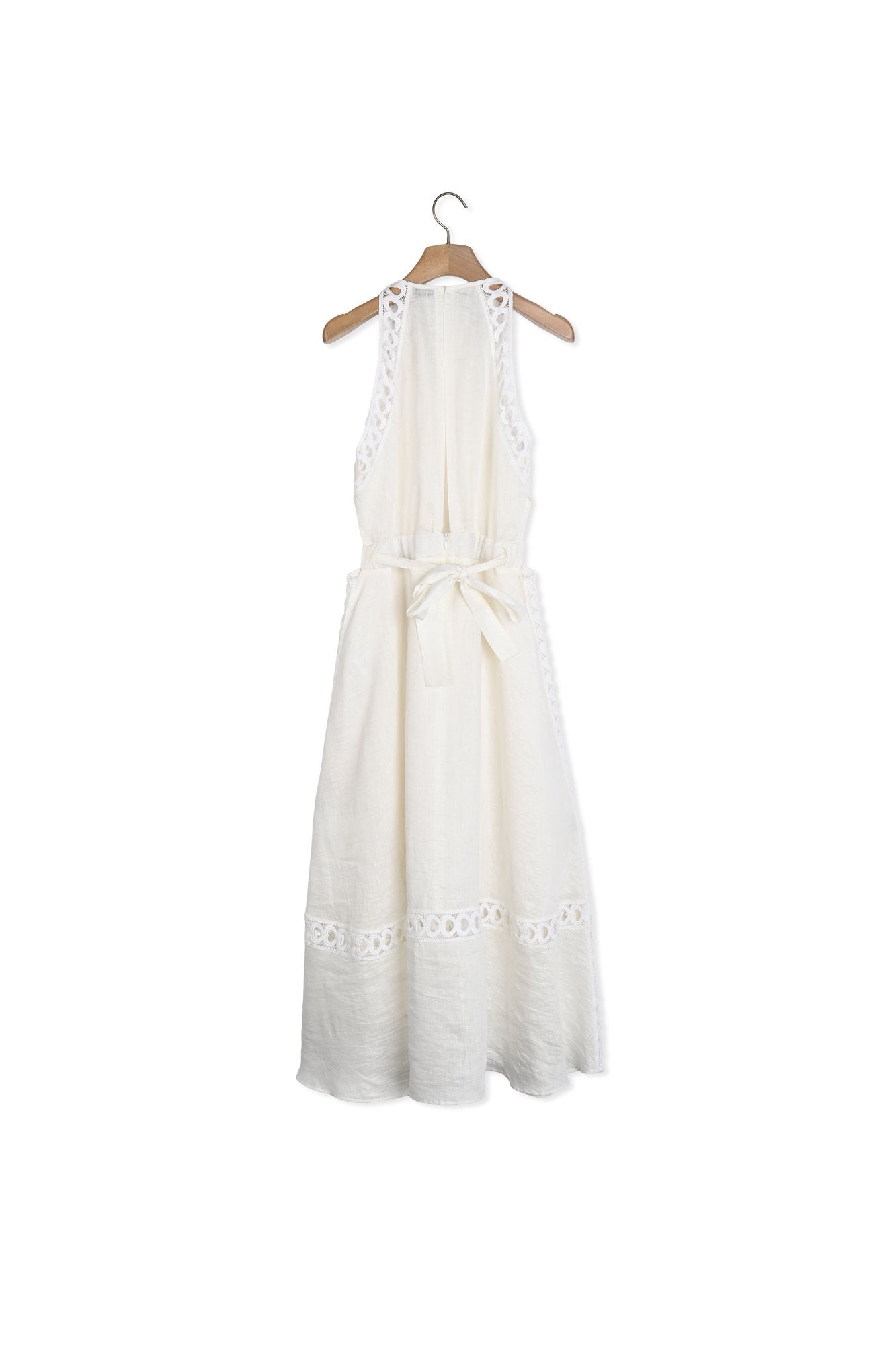 Robe longue en lin Sandro seconde main