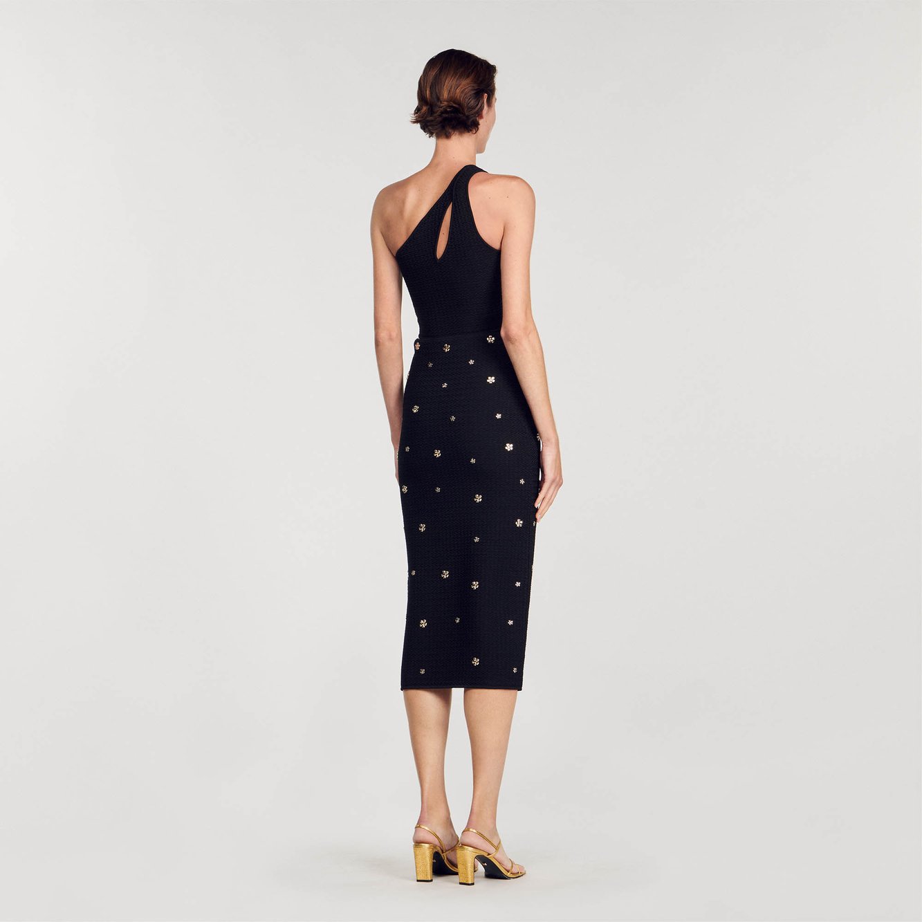 Jupe midi en Maille Sandro seconde main