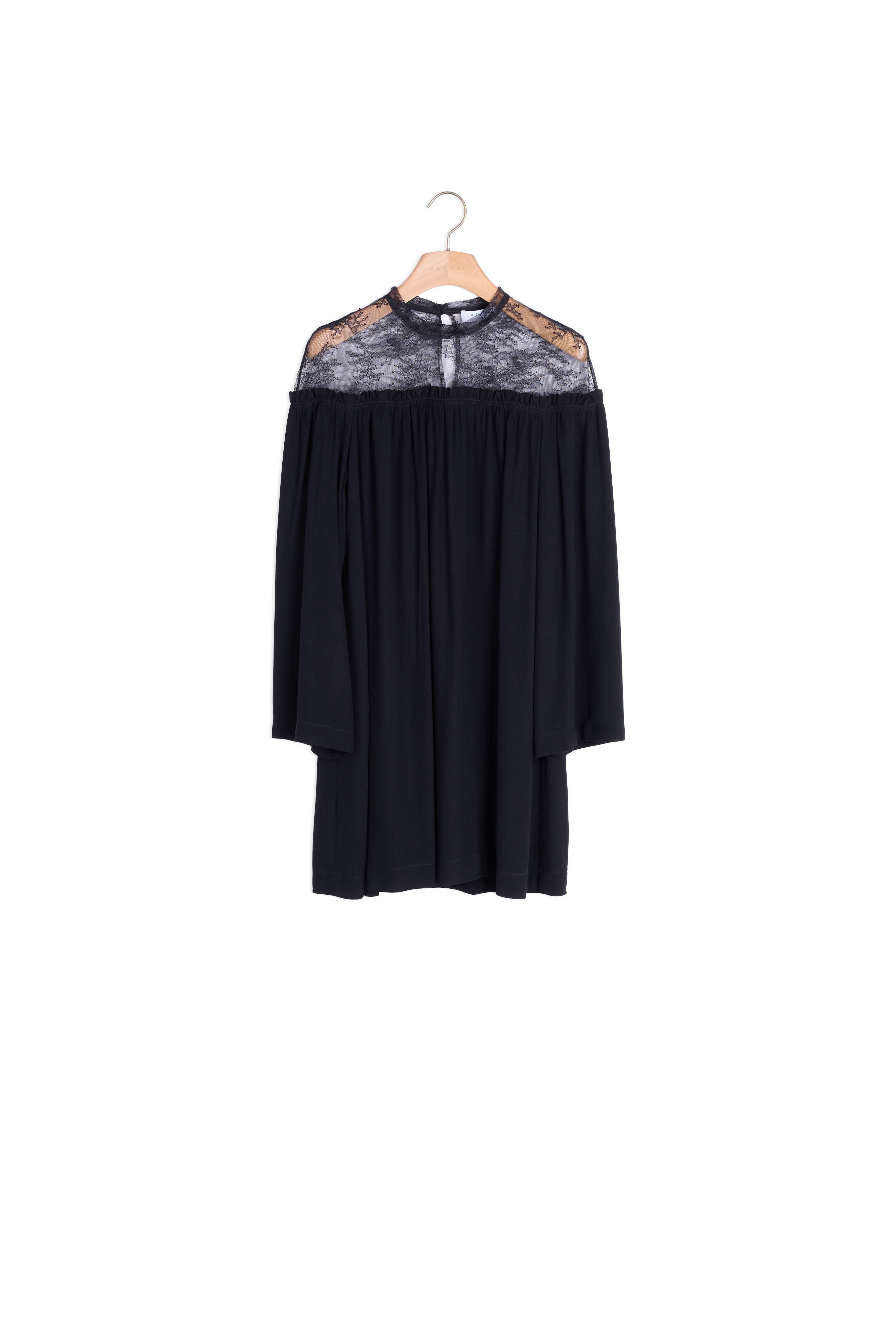 Robe ample avec insert dentelle Sandro seconde main