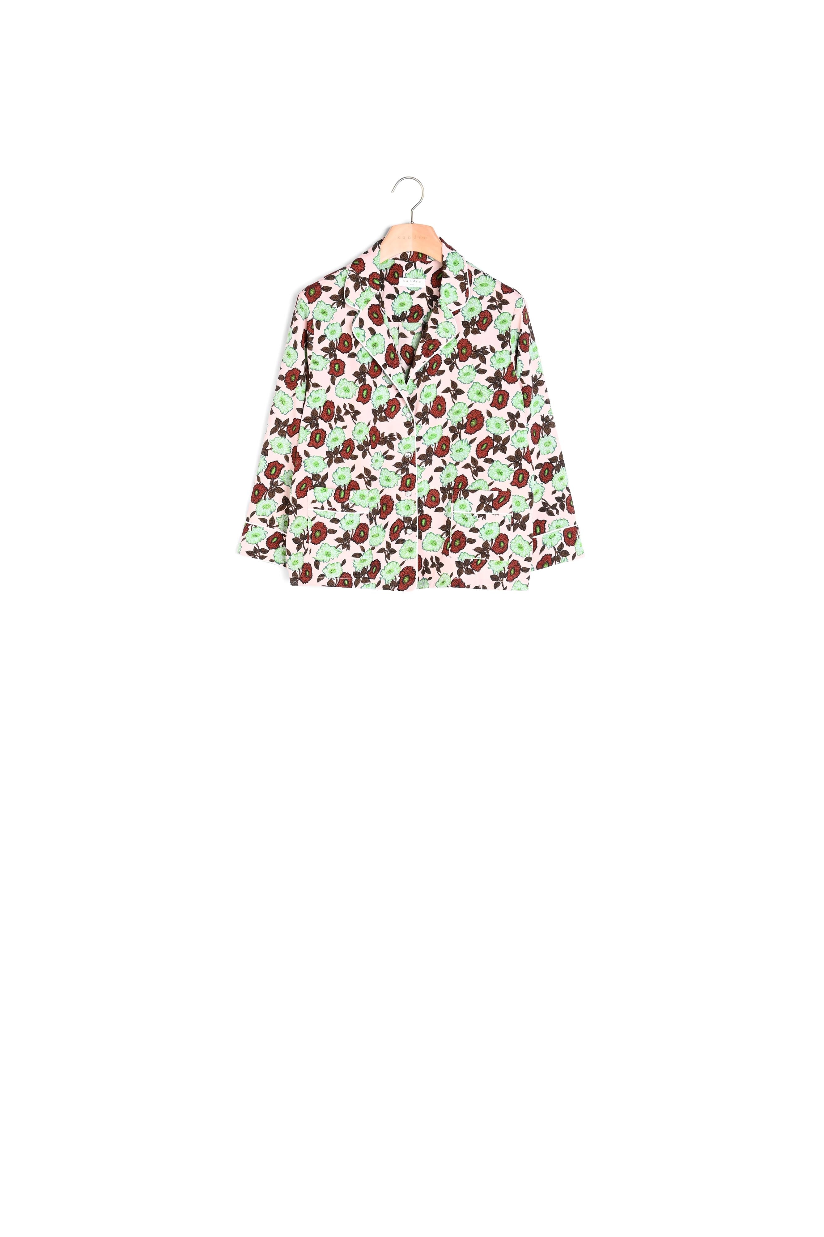 Chemise imprimée esprit pyjama Sandro seconde main