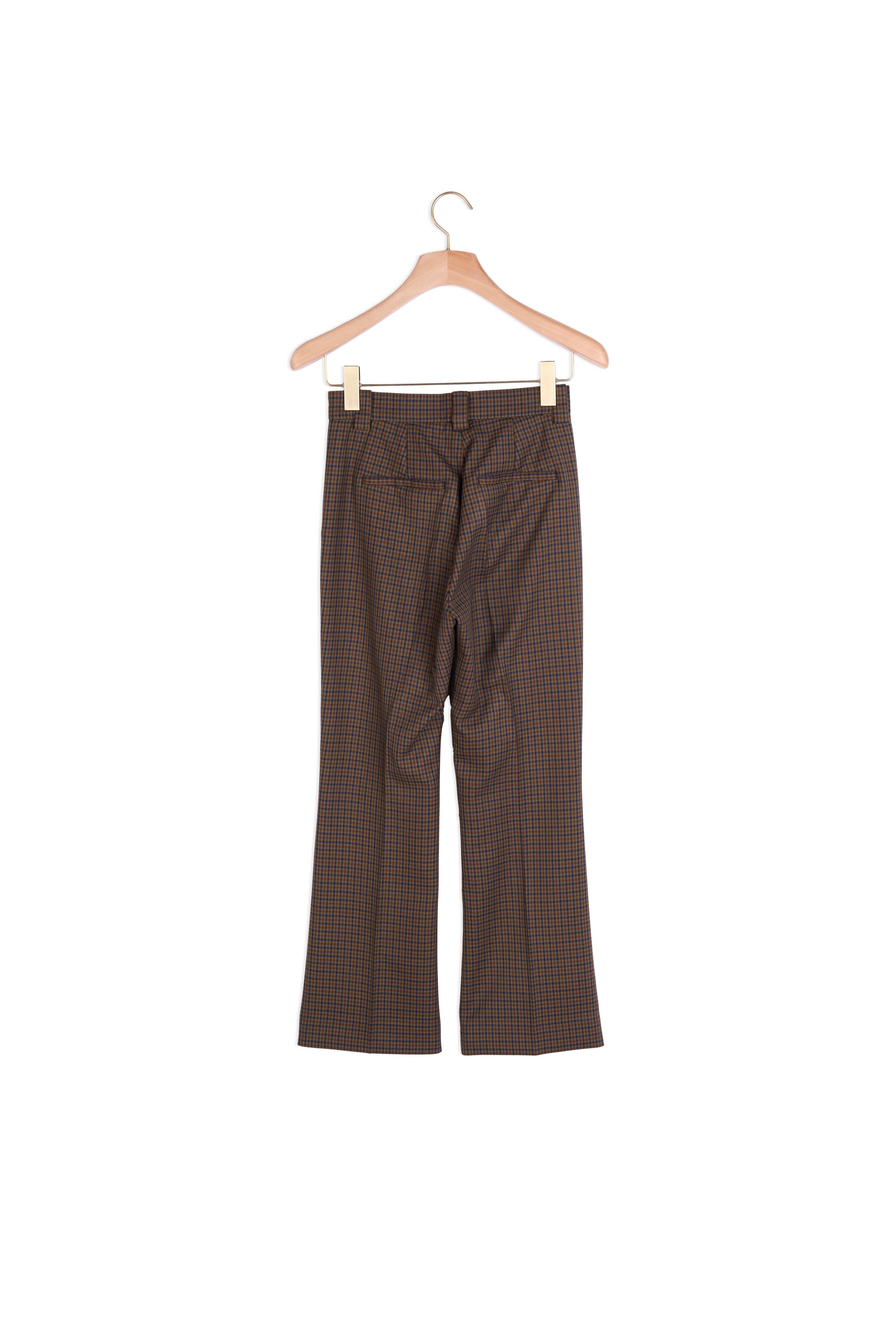 Pantalon à carreaux Sandro seconde main
