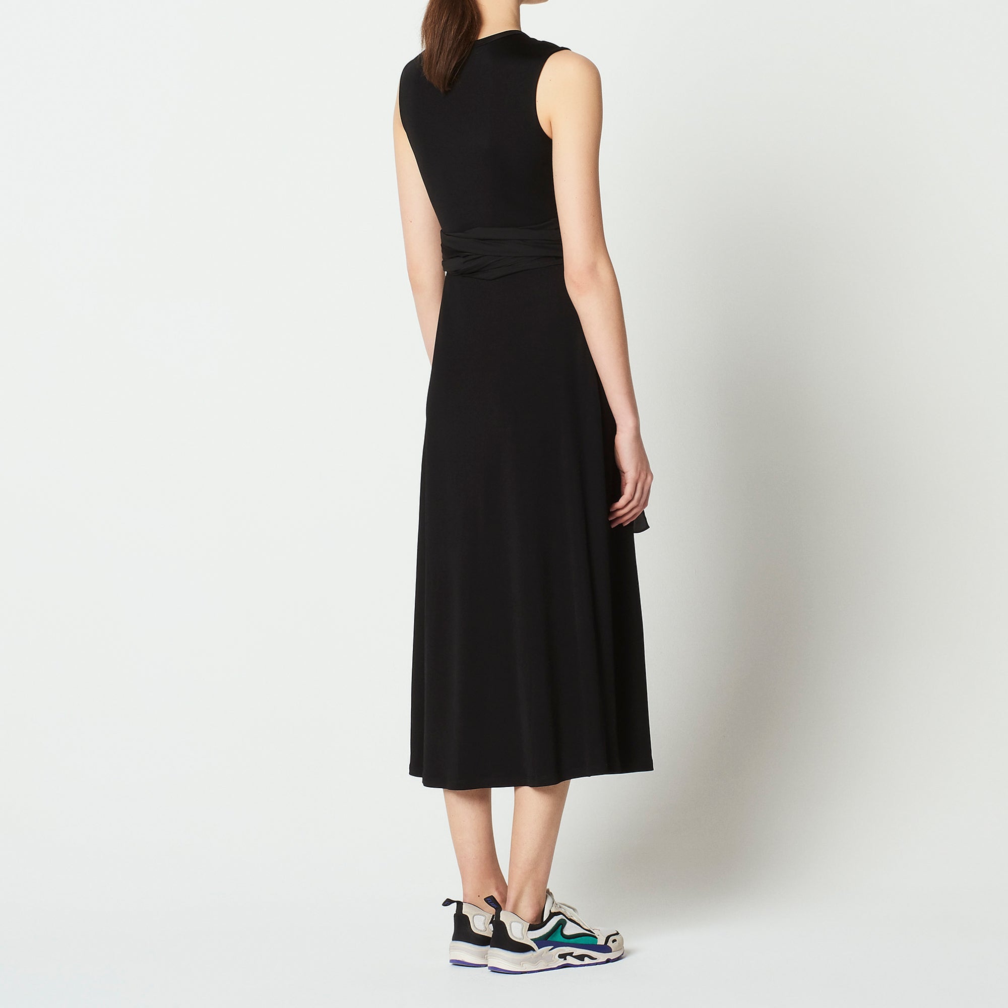 Robe longue fluide avec ceinture Sandro seconde main