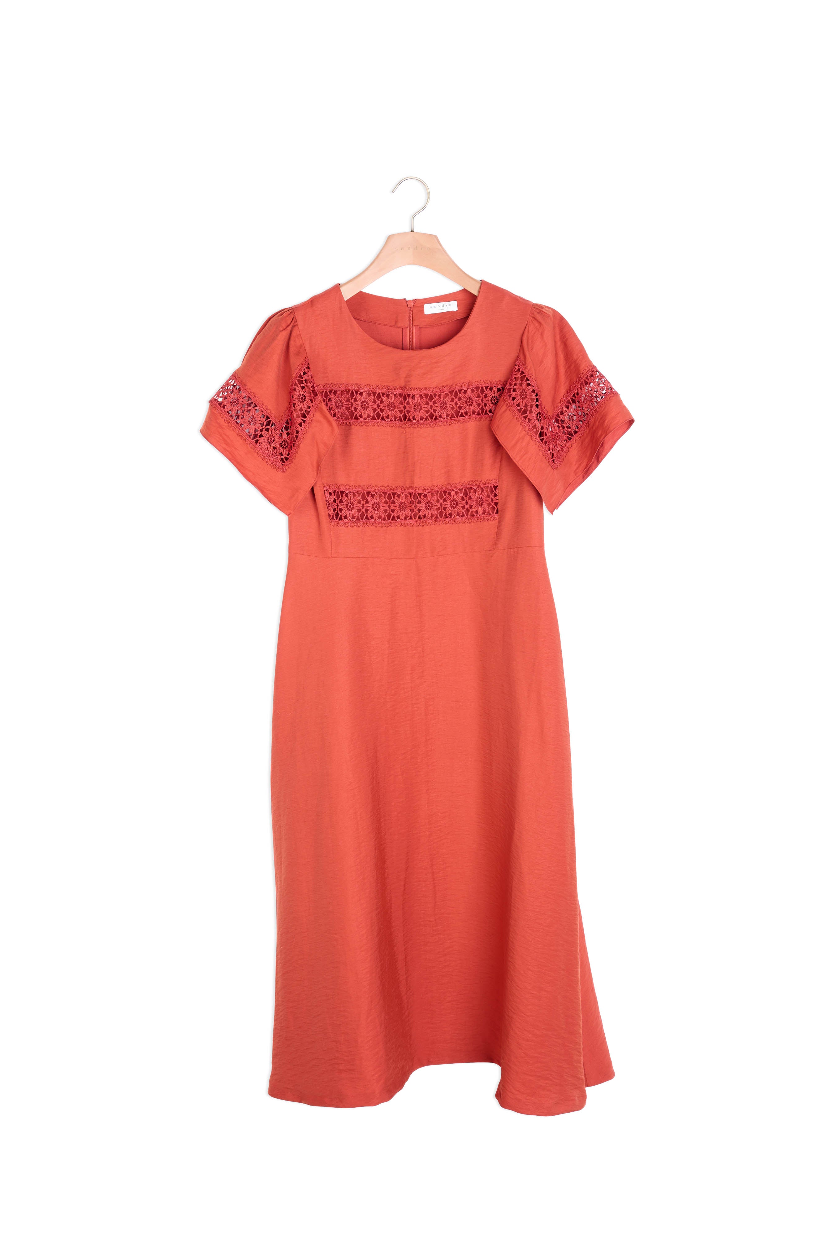 Robe avec application de dentelle Sandro seconde main