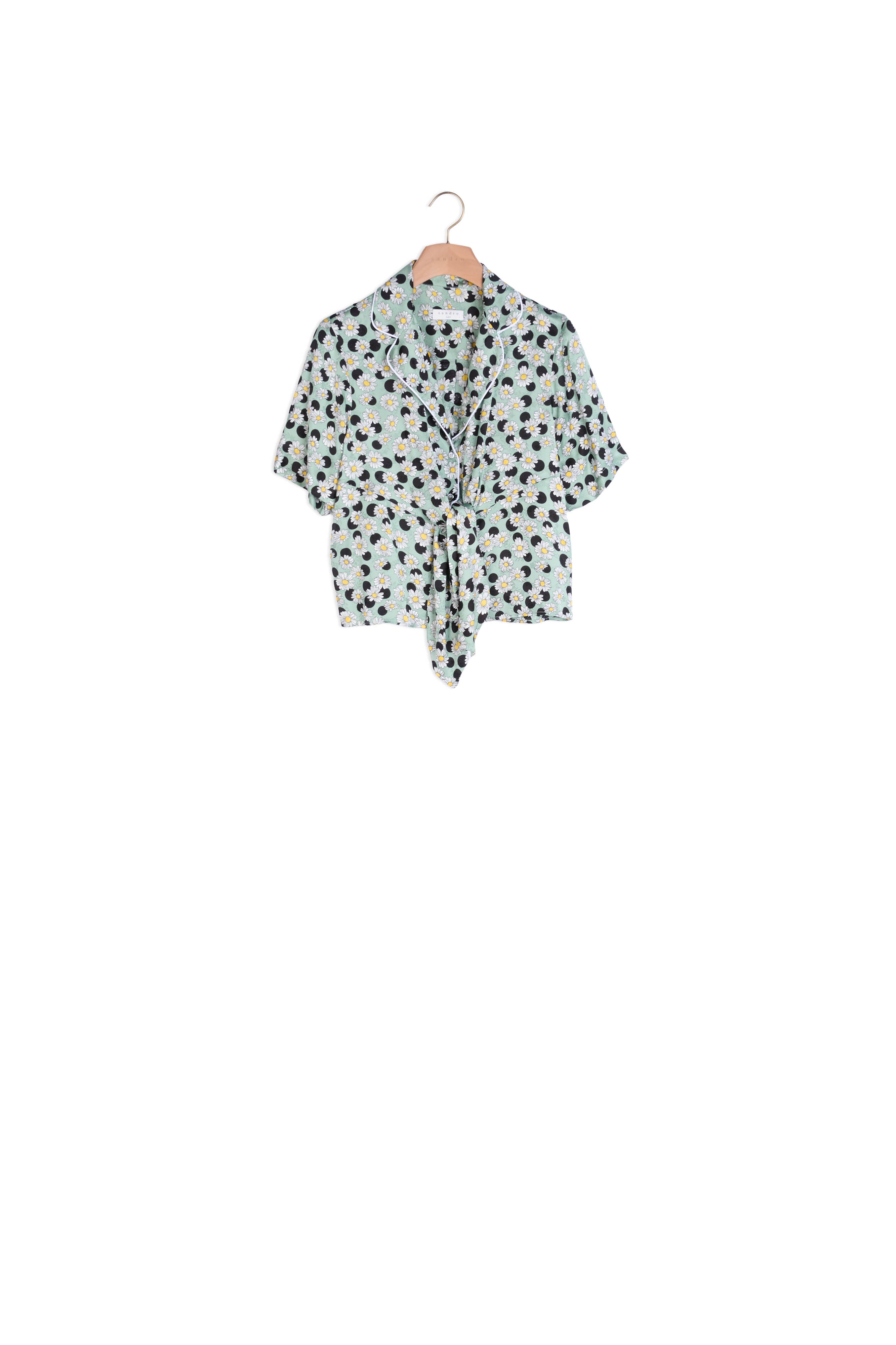 Chemise pyjama imprimée Sandro seconde main