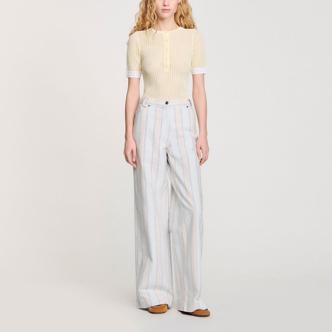 Jean à rayures Sandro seconde main