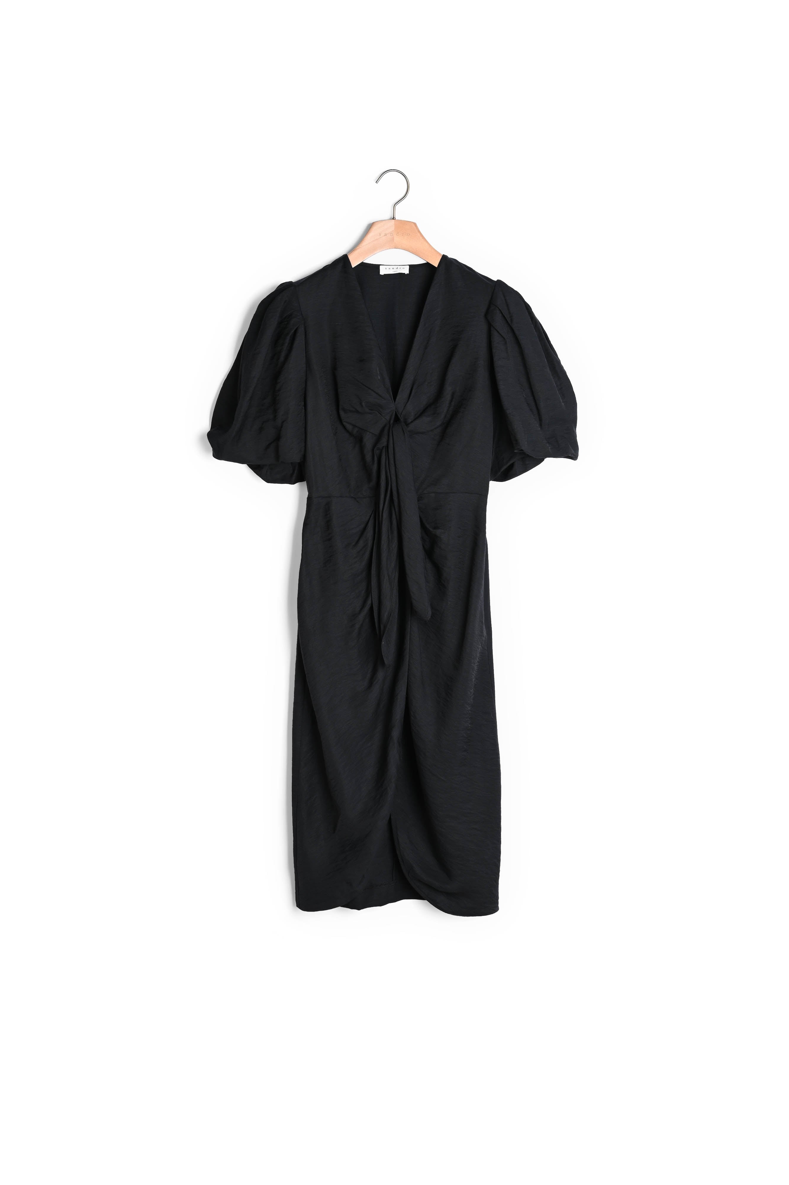 Robe en lin à nouer Sandro seconde main