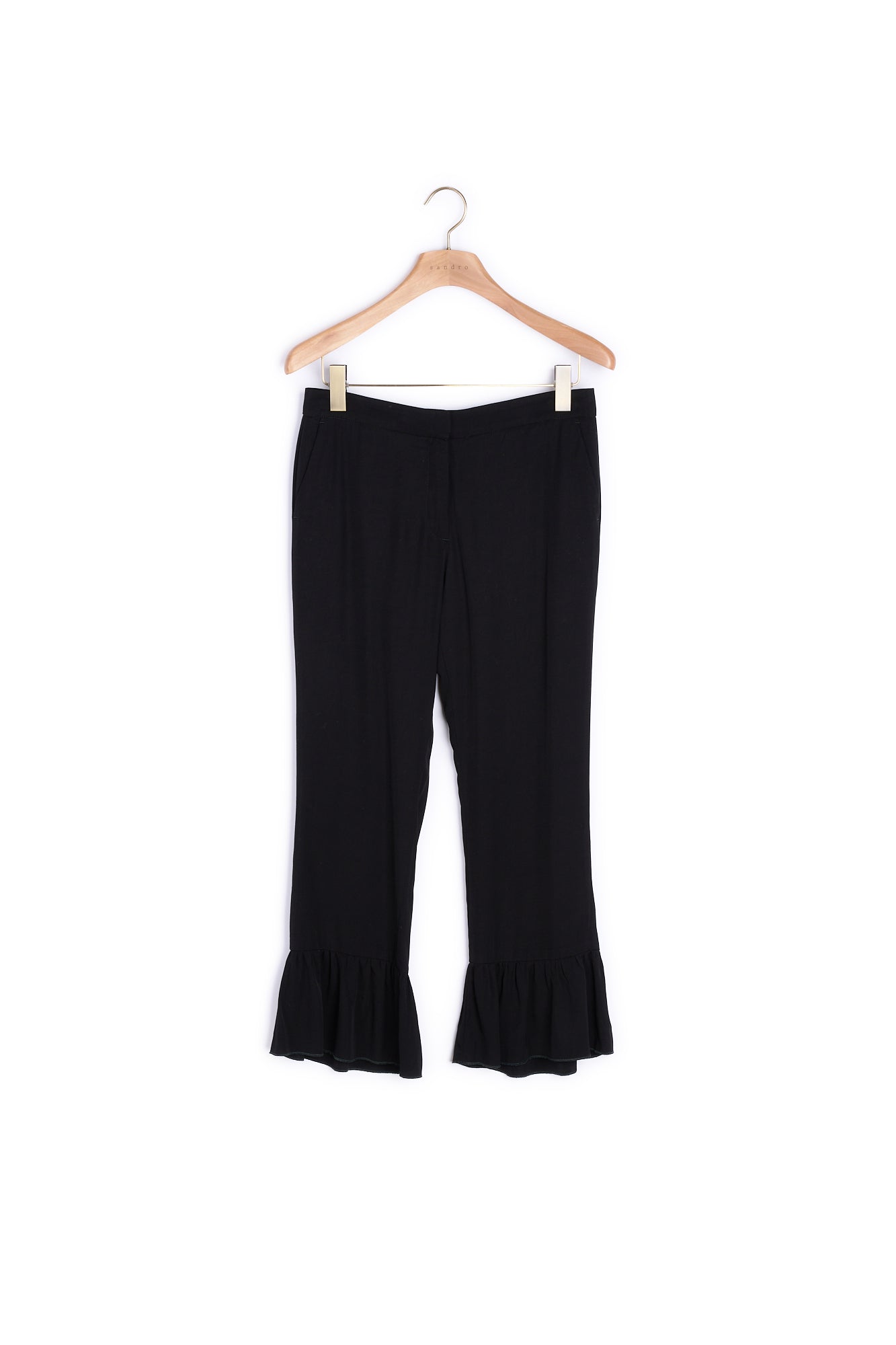 Pantalon volanté dans le bas des jambes Sandro seconde main